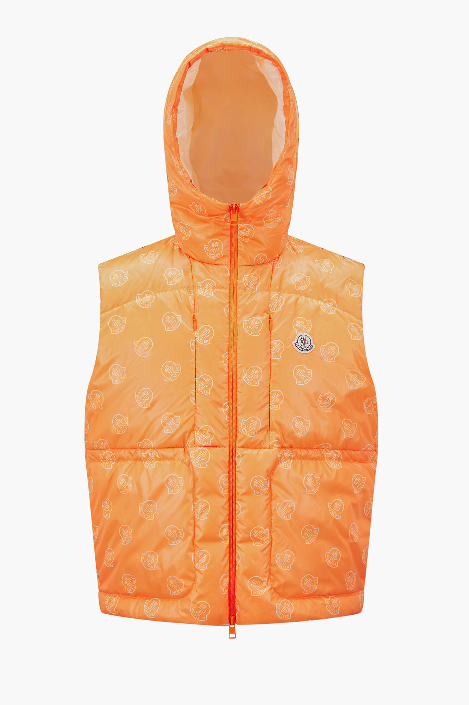 Leichte Daunenweste ALKARAB in Orange