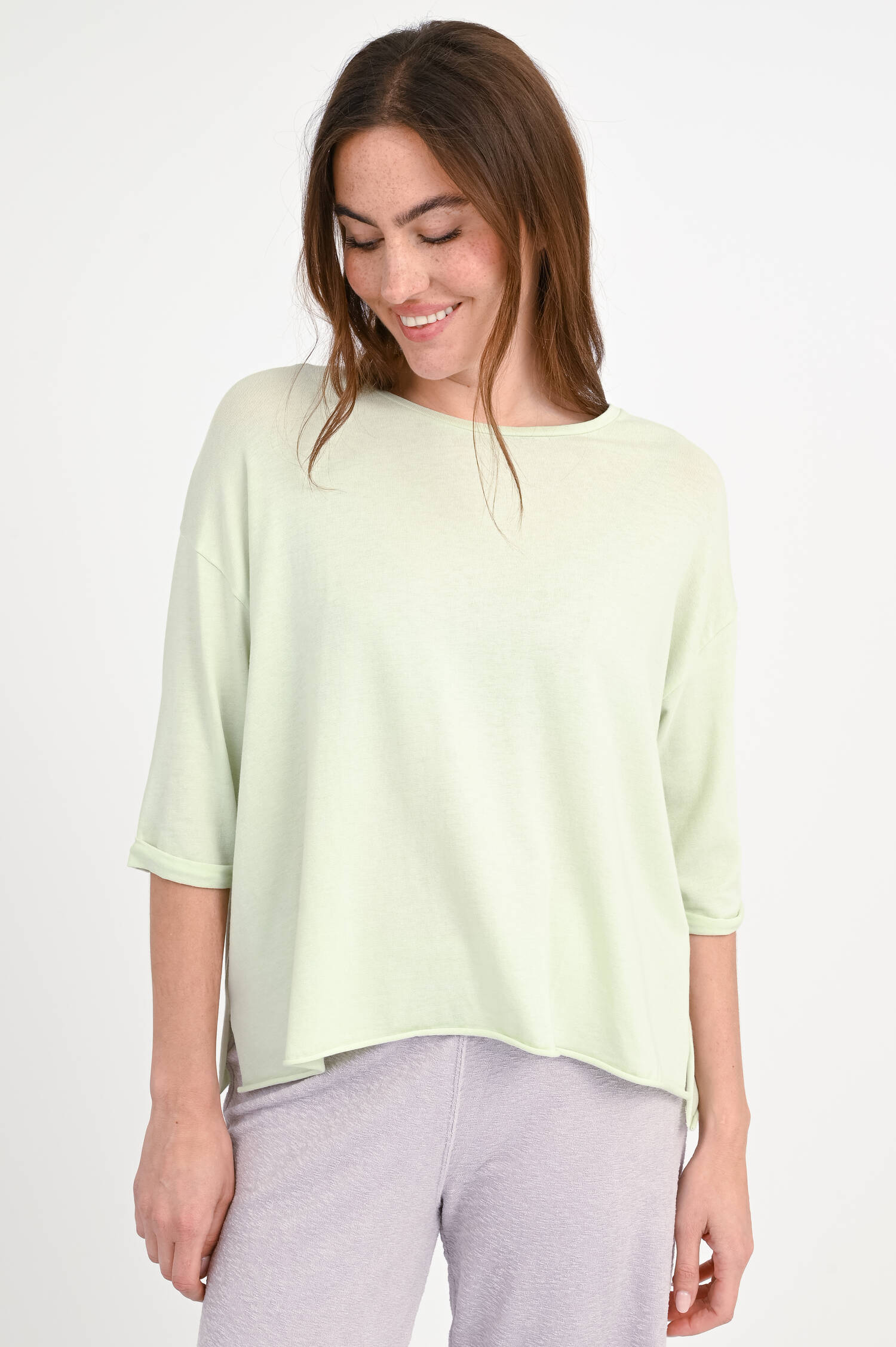 Oversize-Shirt MOLA in Mint