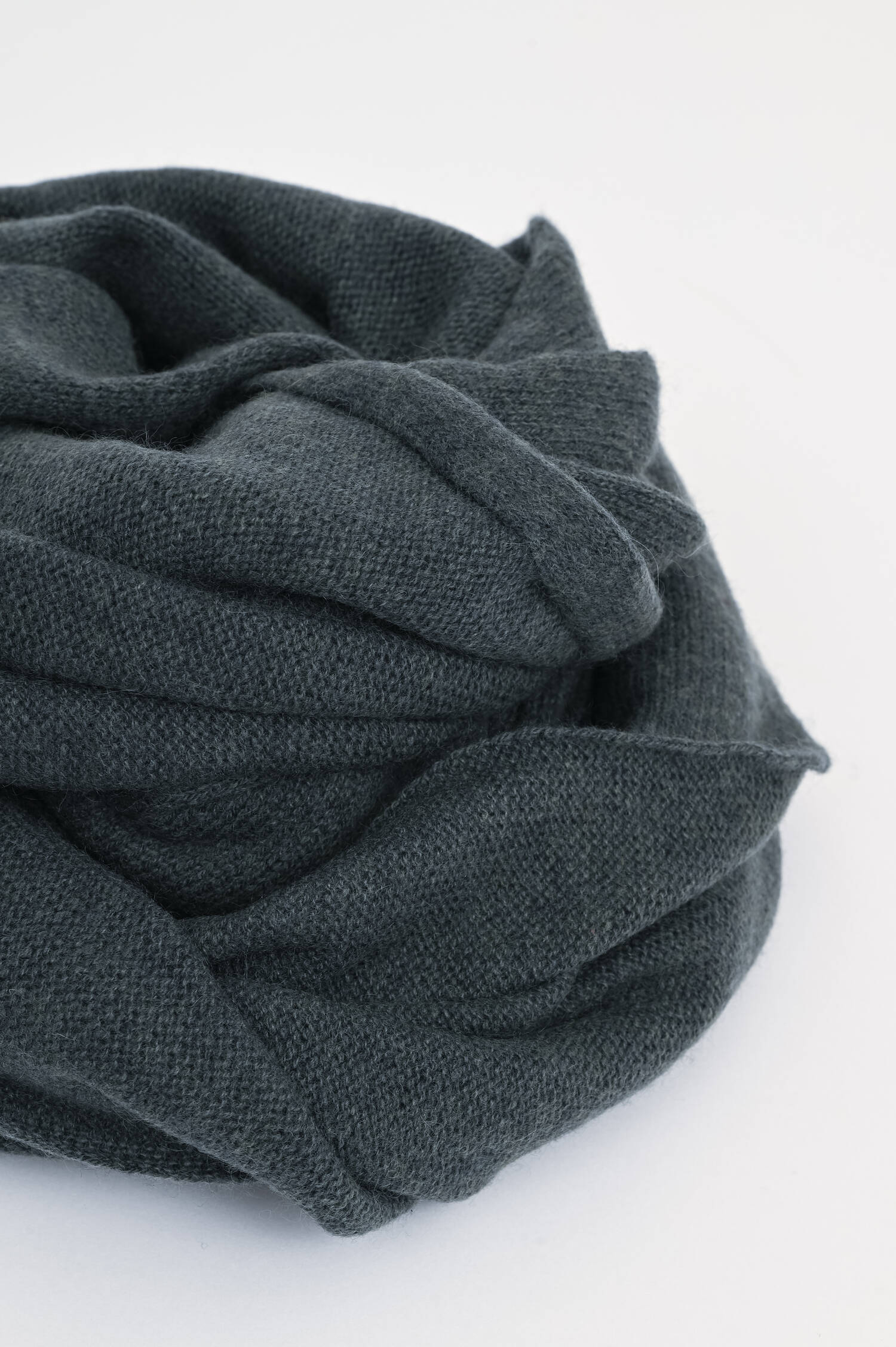 Cashmere Schal in Graugrün