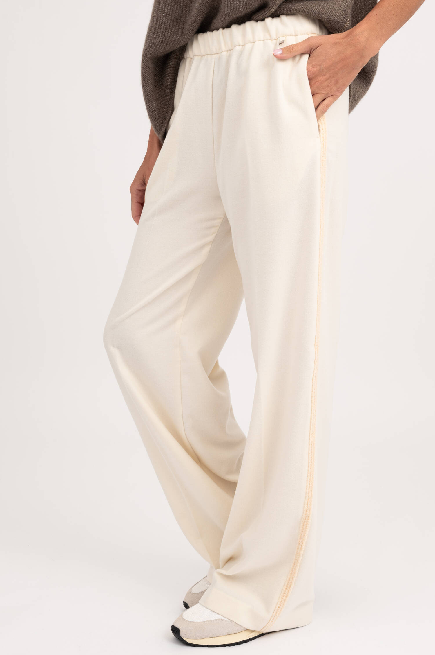 Woll-Mix Hose in Natur Woll-Mix Hose in Natur