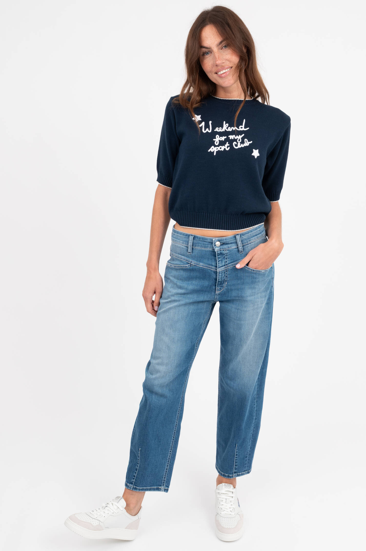 Barrel Jeans ELIN in Mittelblau Barrel Jeans ELIN in Mittelblau