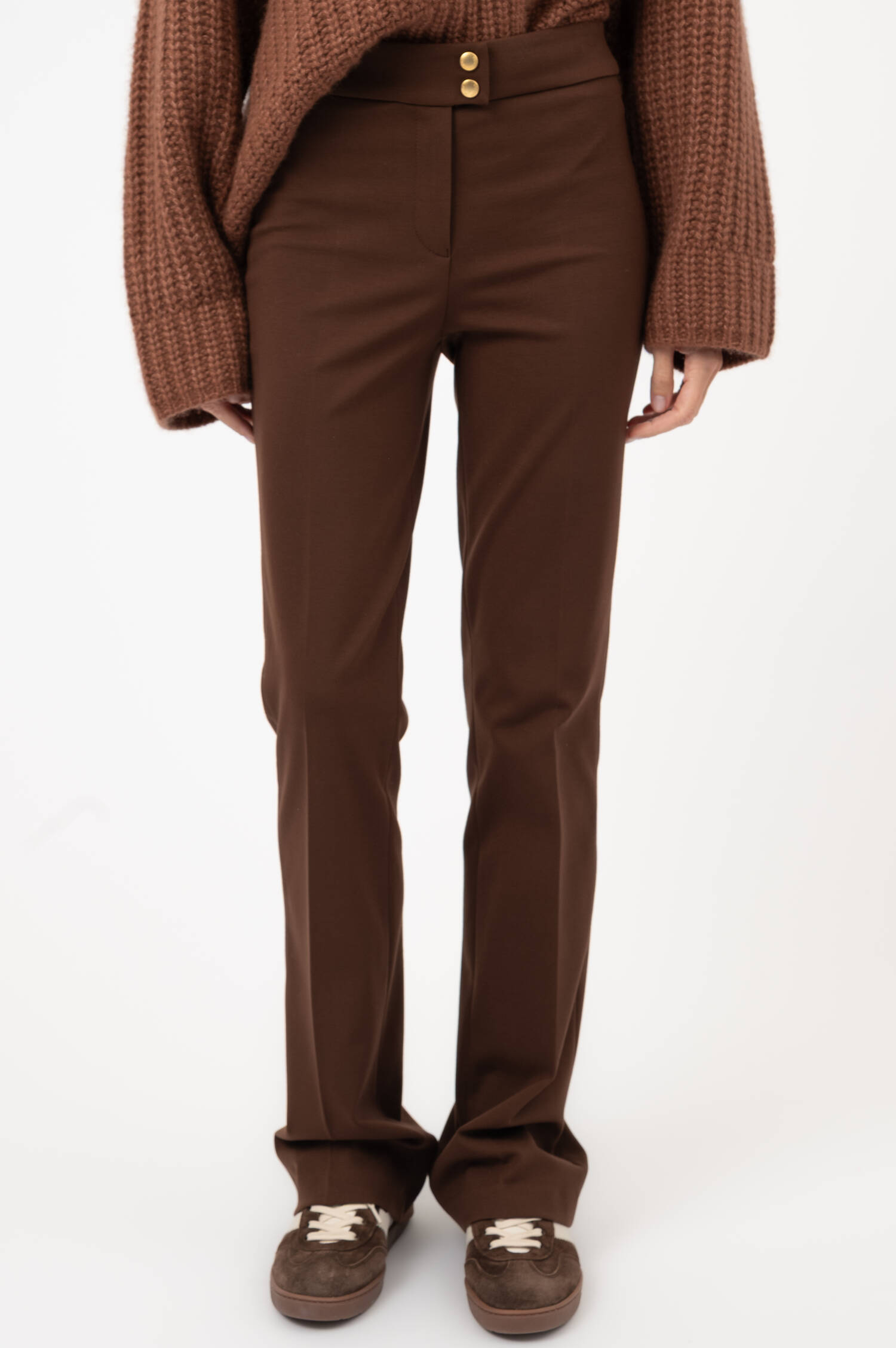 Viskose-Mix-Hose ELLIE in Braun Viskose-Mix-Hose ELLIE in Braun