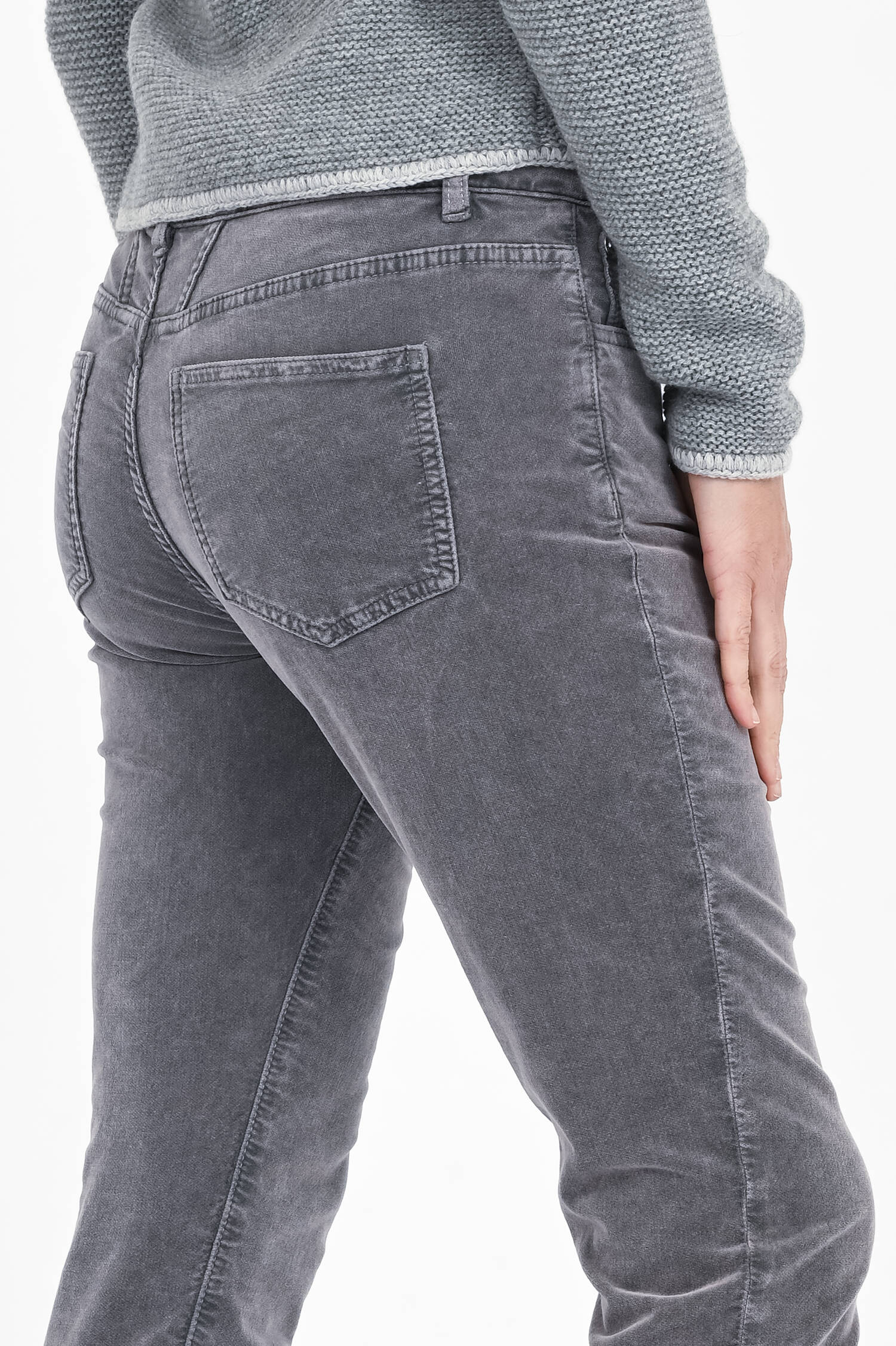 Samt Hose BAKER in Rain