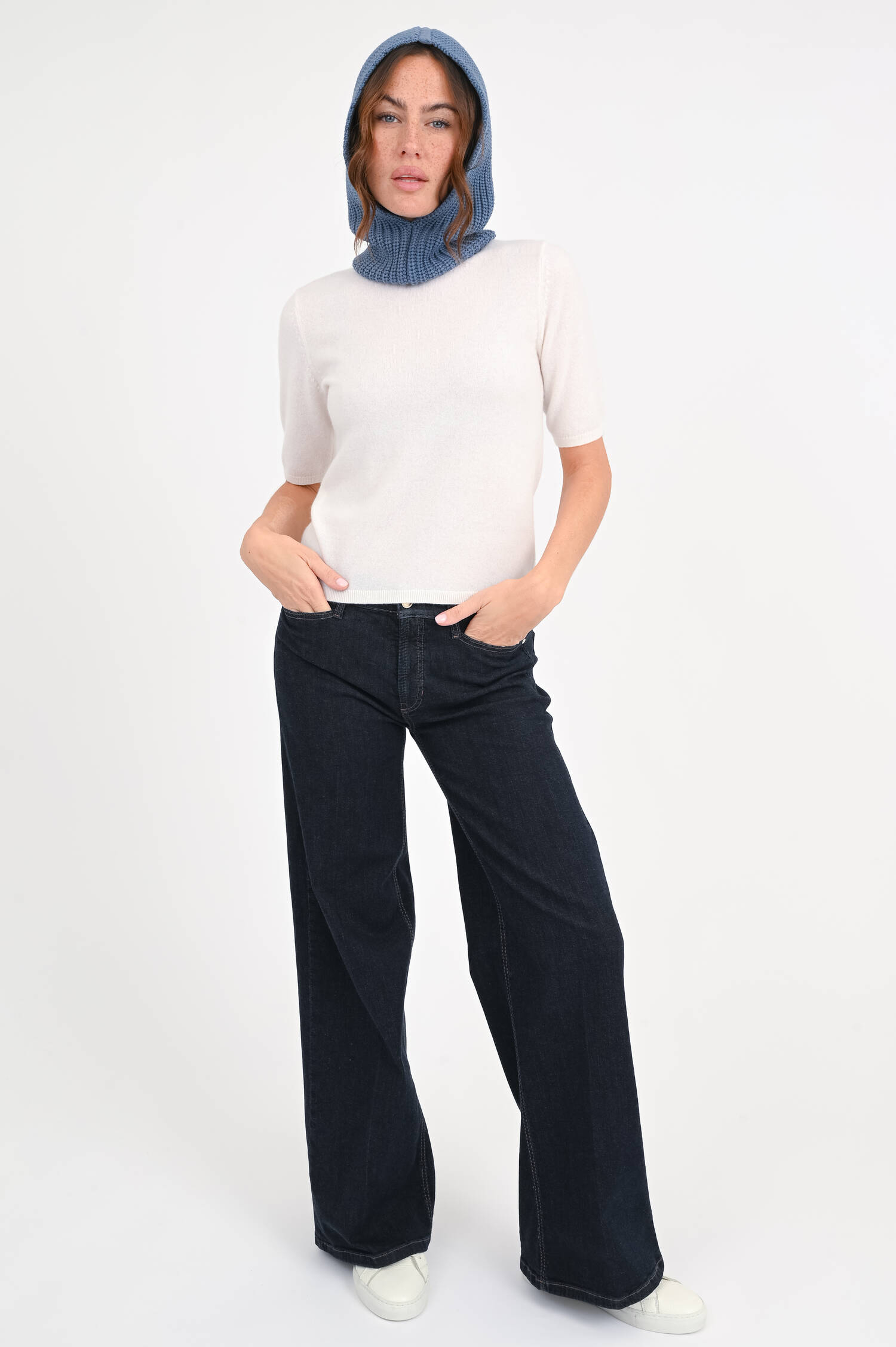 Schalmütze LEW in Mittelblau