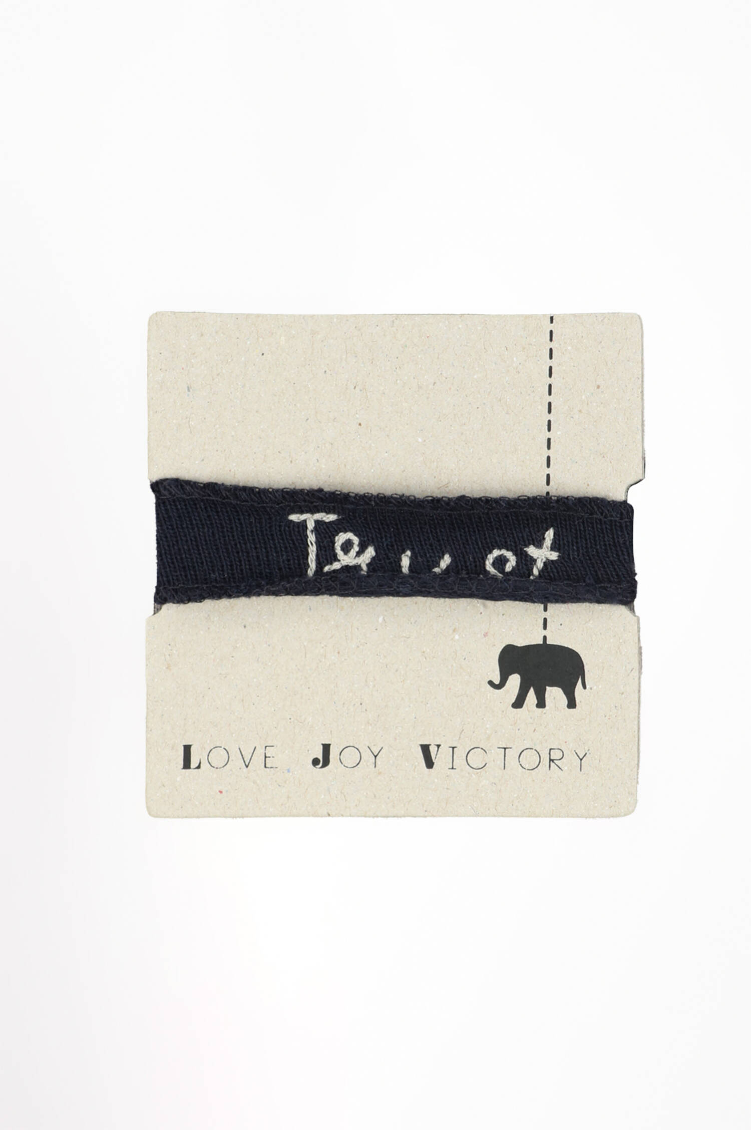 Armband aus Baumwolle -TRUST in Navy Armband aus Baumwolle -TRUST in Navy