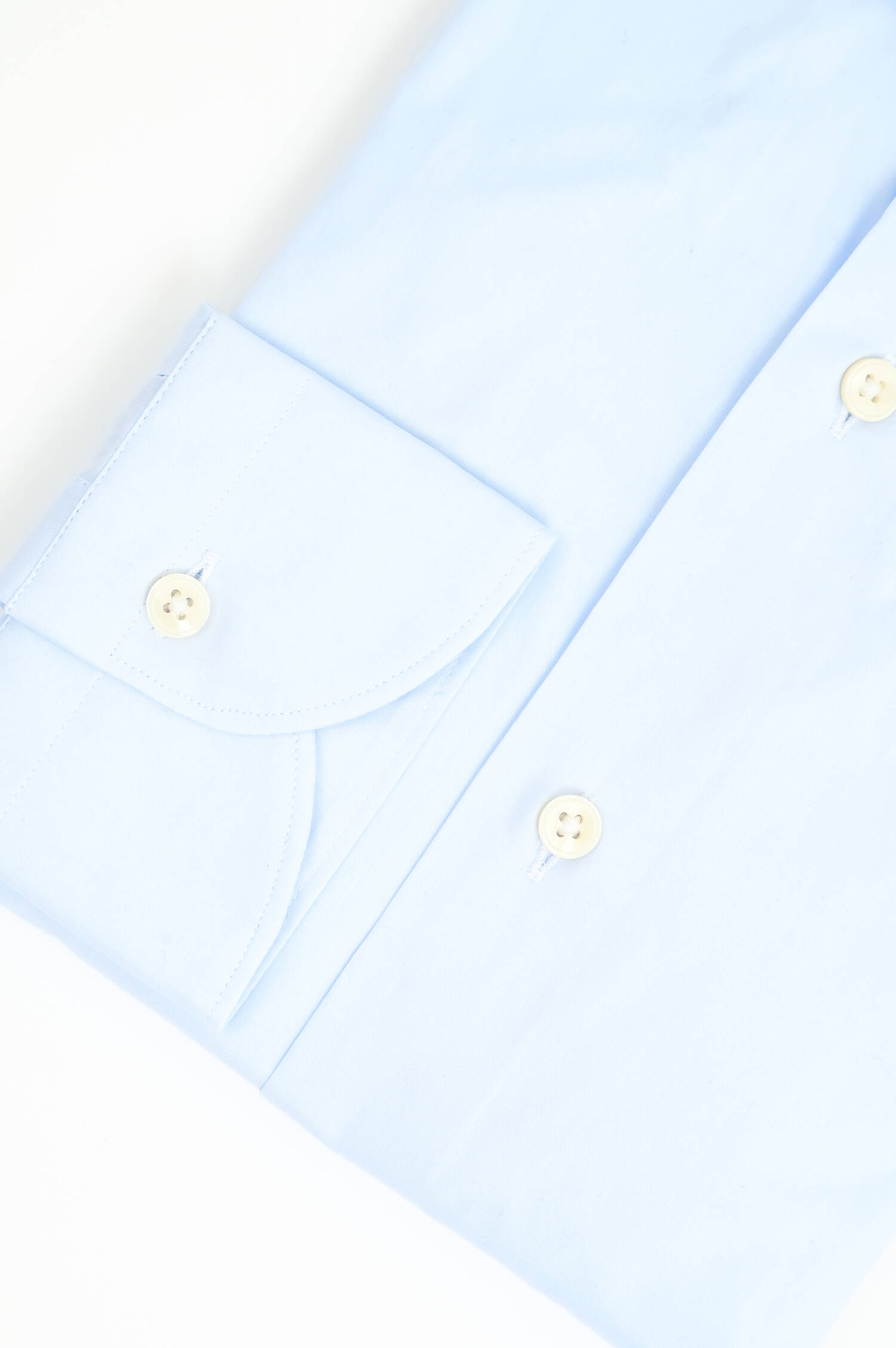 Slim Fit Hemd aus Baumwolle in Hellblau