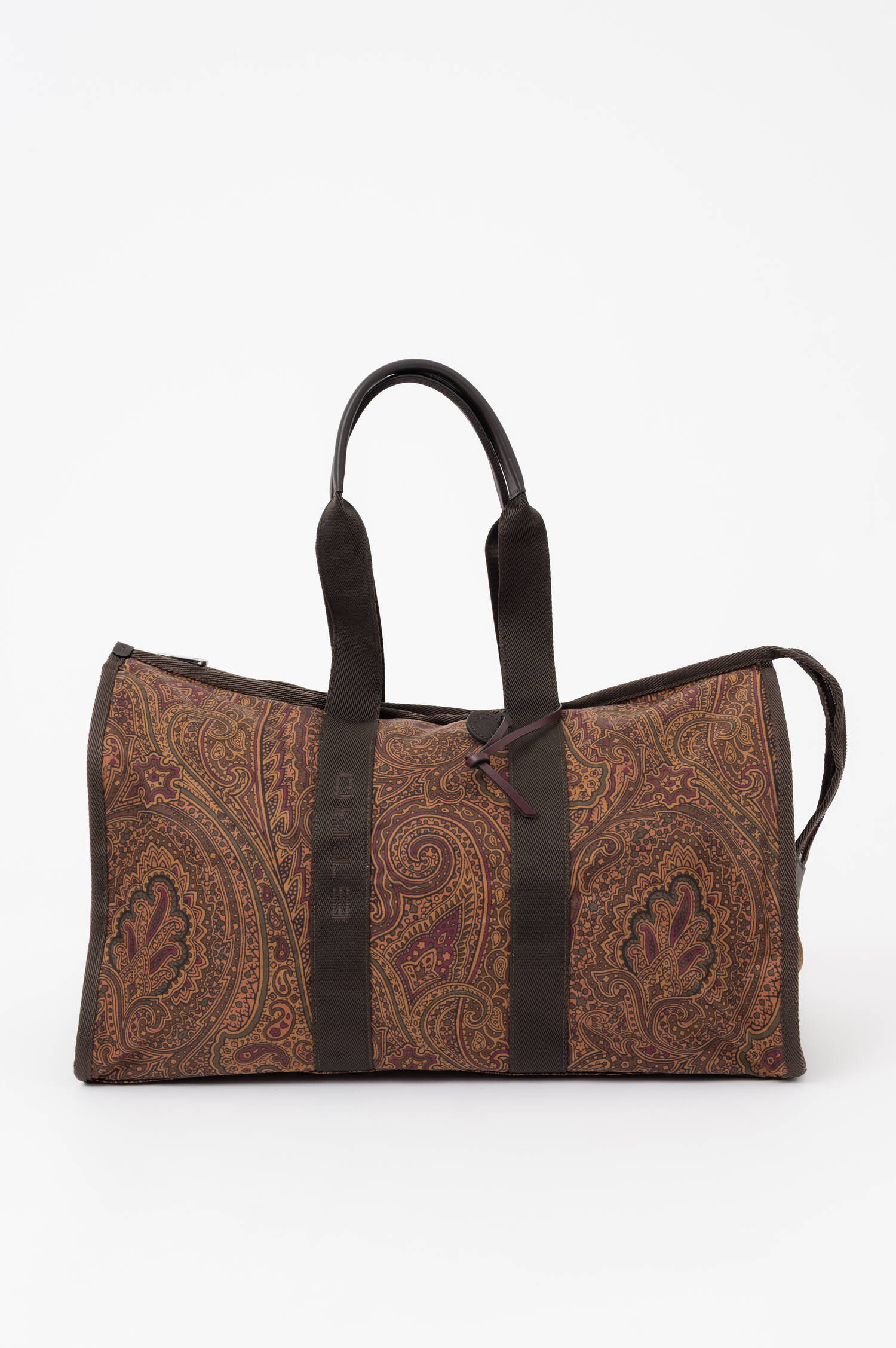 Paisley-Reisetasche in Braun