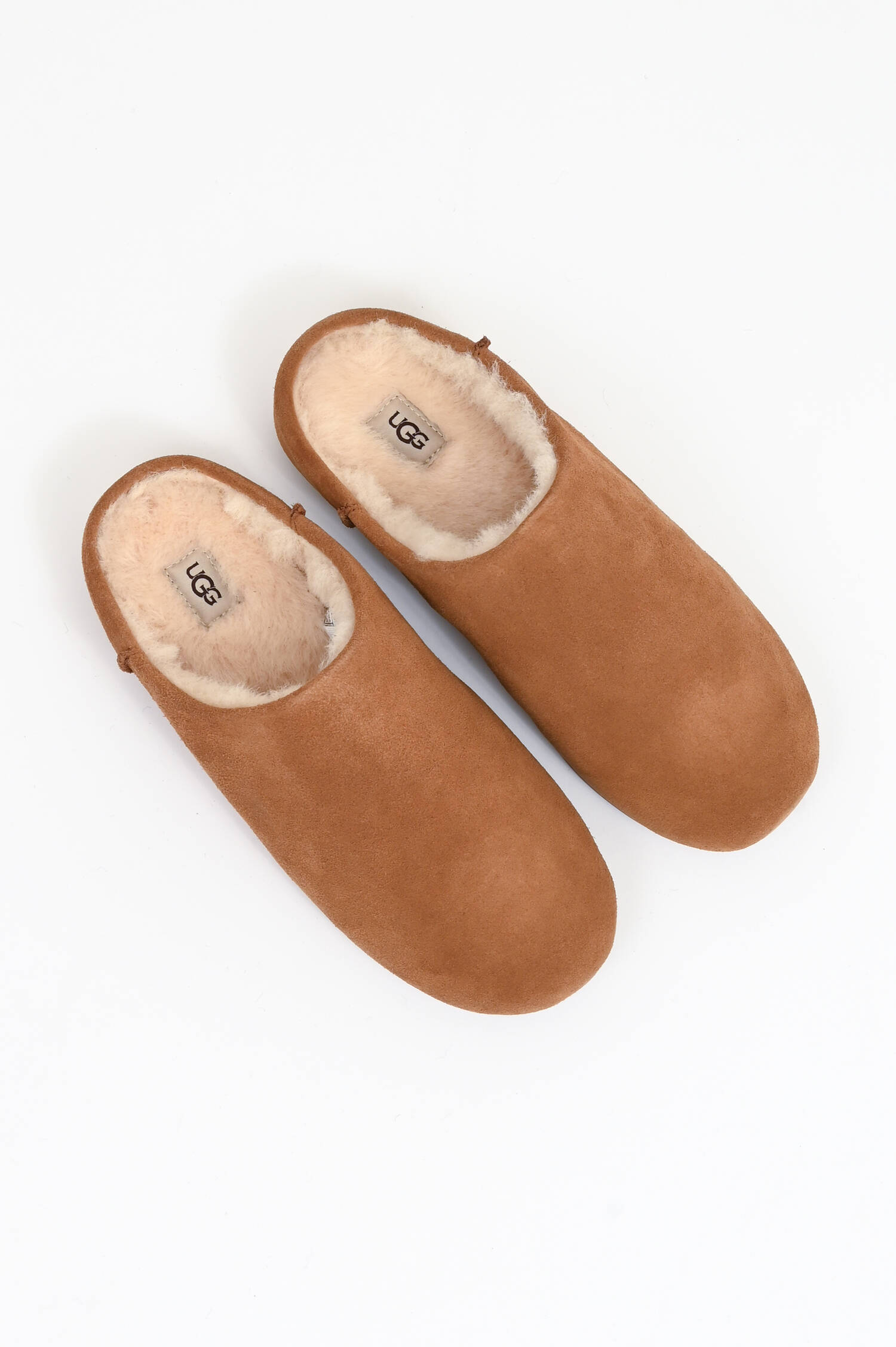 Slip-On ELEA aus Lammfell in Chestnut