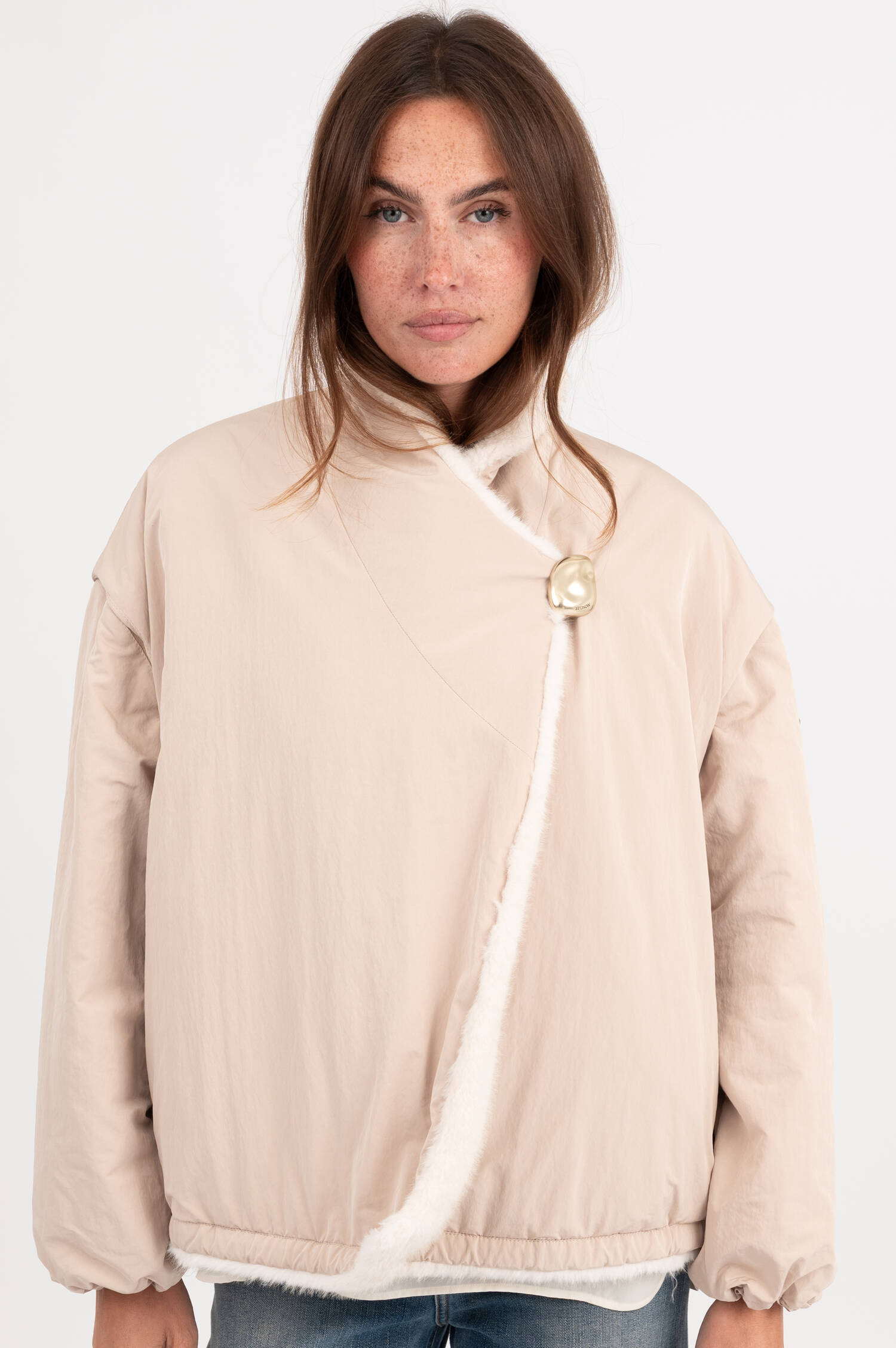 Wendejacke in Creme Wendejacke in Creme