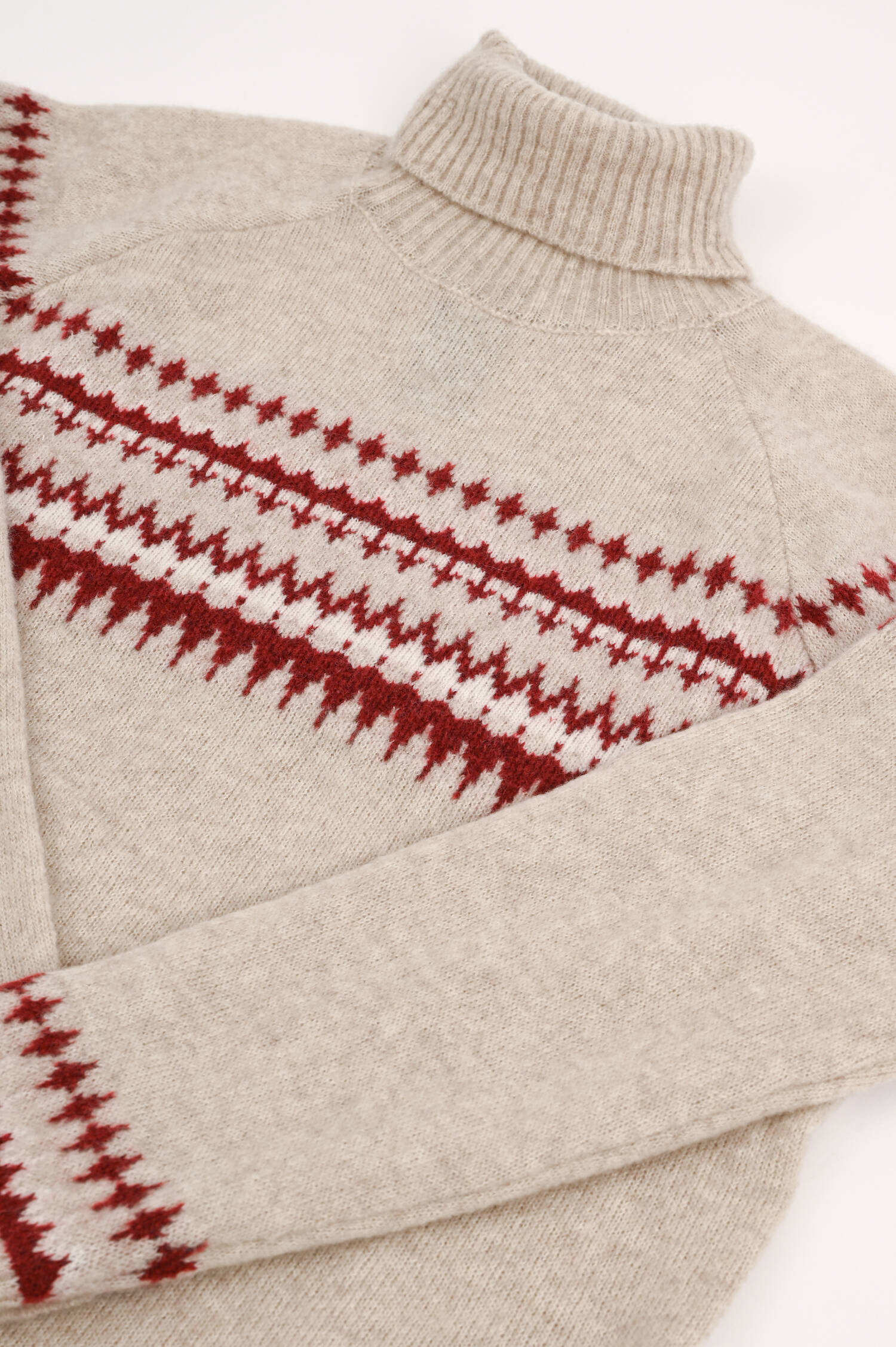 Cashmix Rollkragenpullover in Beige Cashmix Rollkragenpullover in Beige