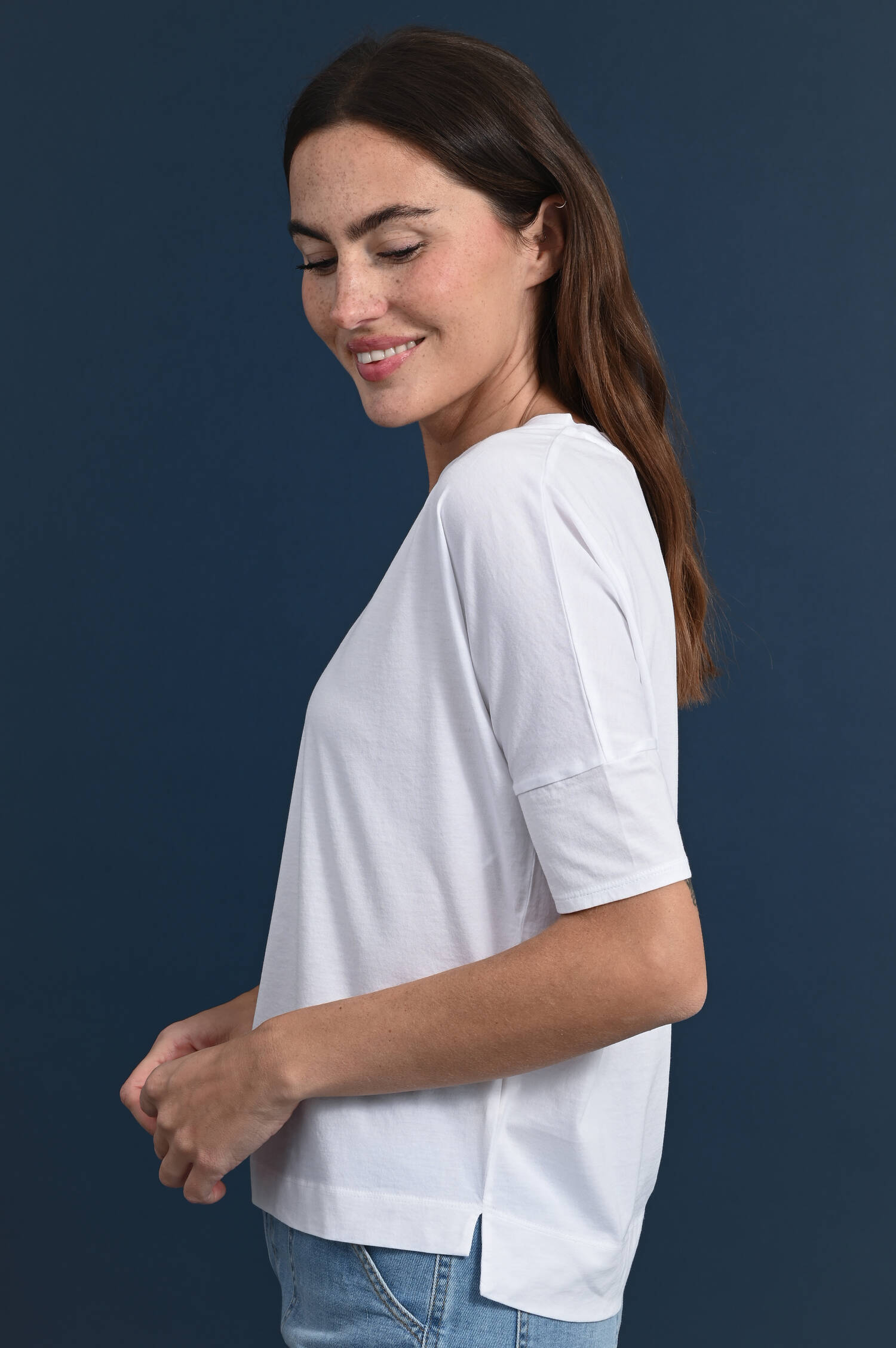 T-Shirt DAHLIA in Weiß