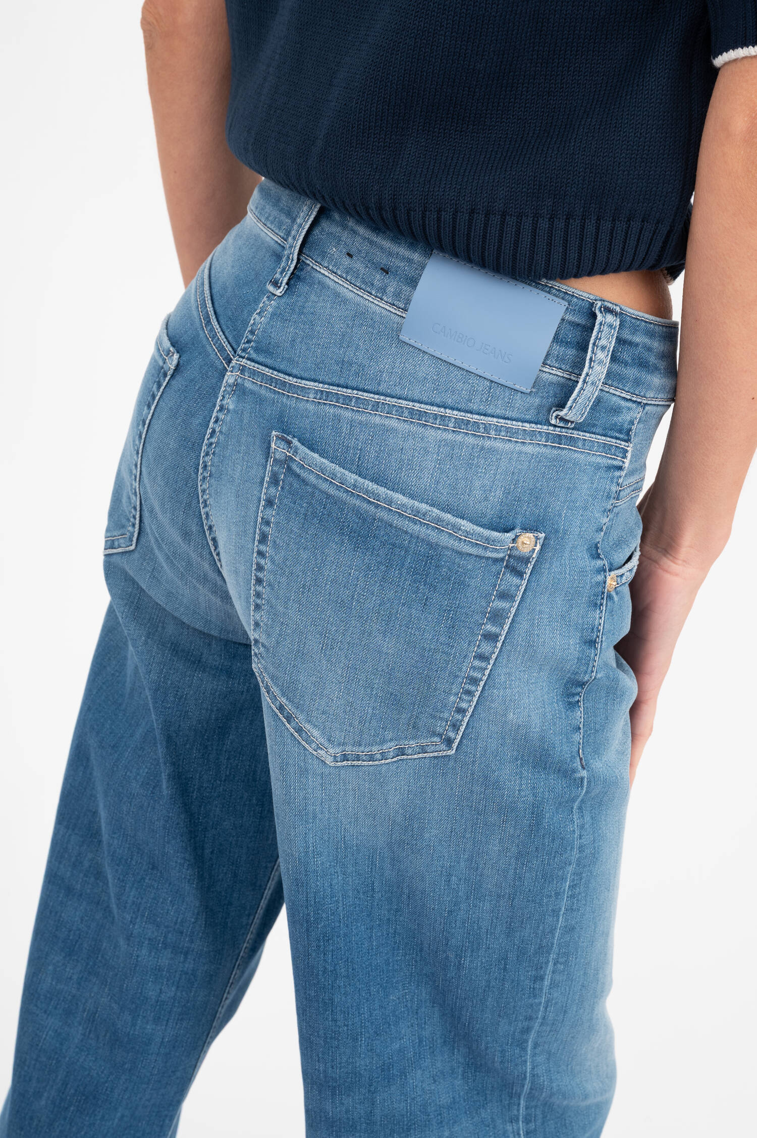 Barrel Jeans ELIN in Mittelblau Barrel Jeans ELIN in Mittelblau