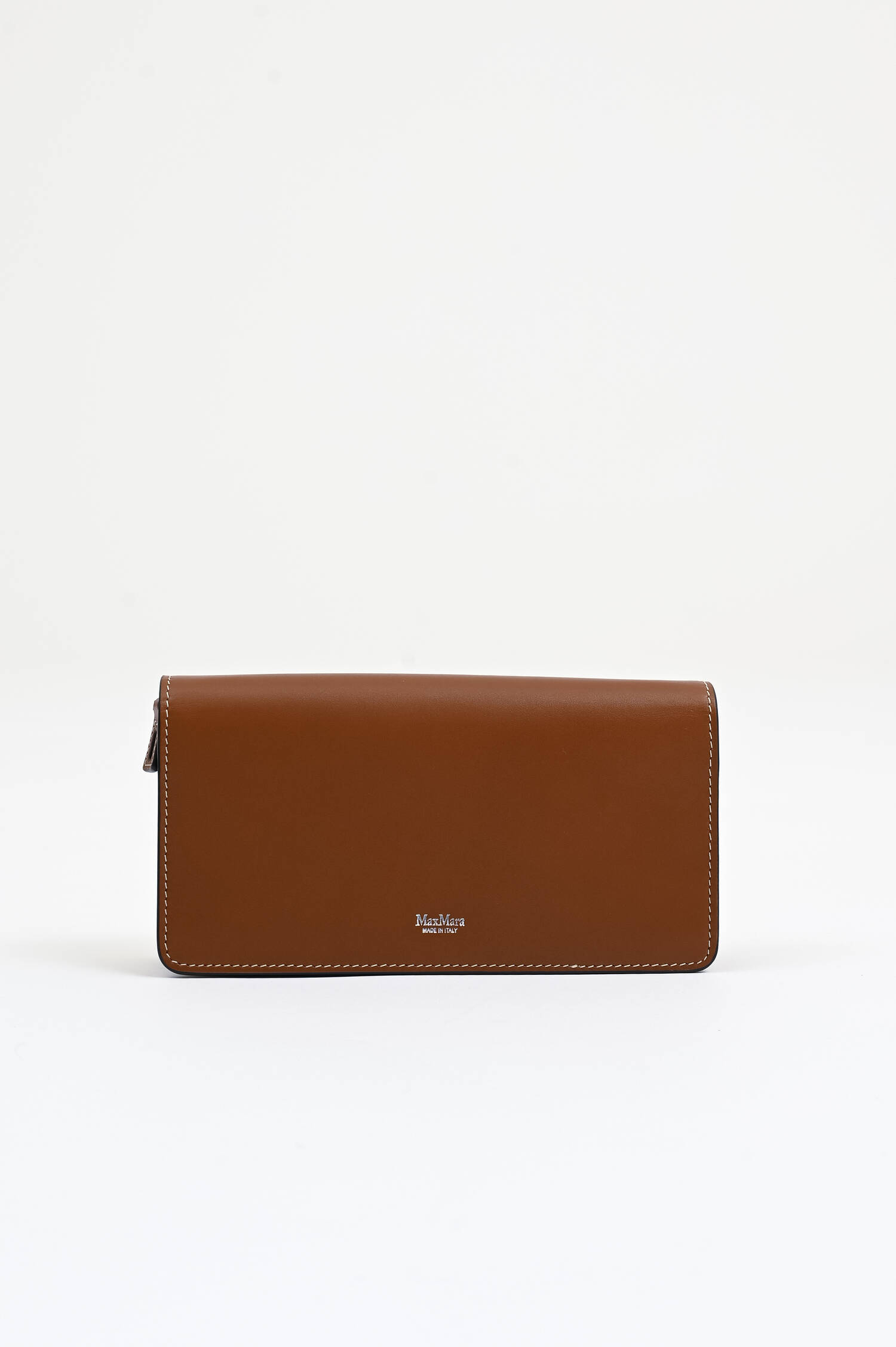 Clutch mit Kette in Braun