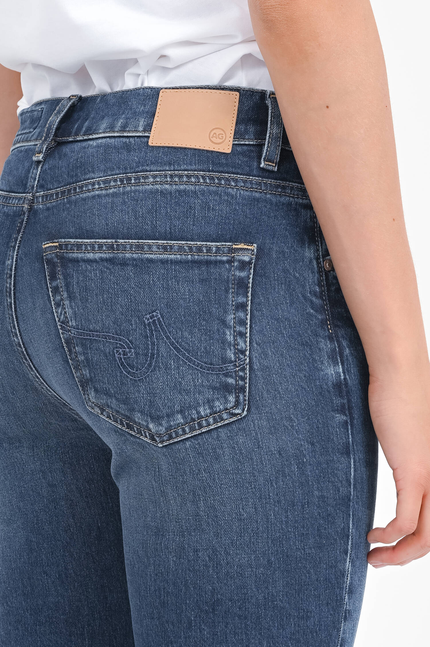 Slim Fit Jeans EX BOYFRIEND in Mittelblau Slim Fit Jeans EX BOYFRIEND in Mittelblau