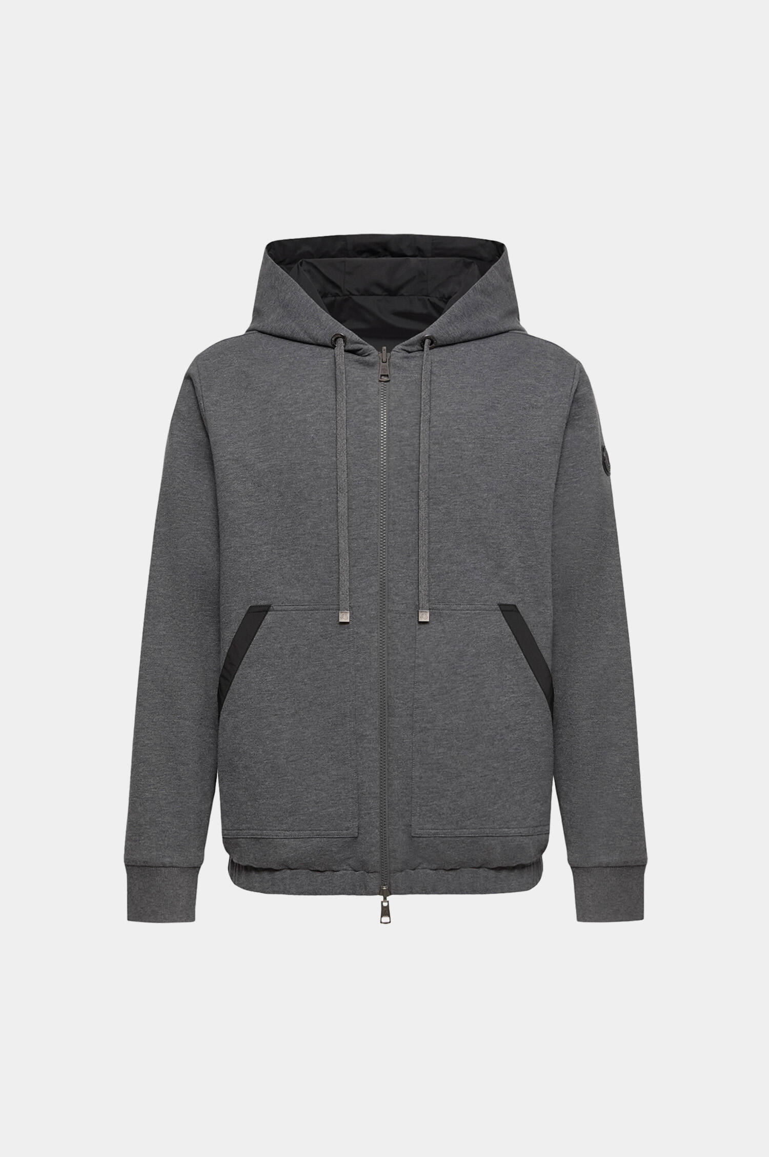 Sweatkapuzenjacke in Grau
