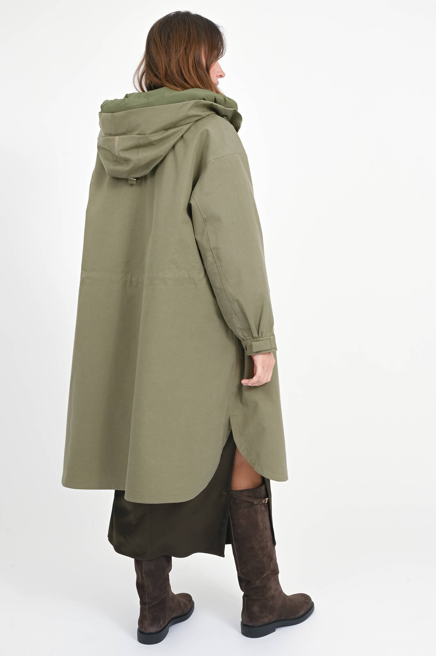 Parka AKIRA mit wattiertem Futter in Olivine Parka AKIRA mit wattiertem Futter in Olivine