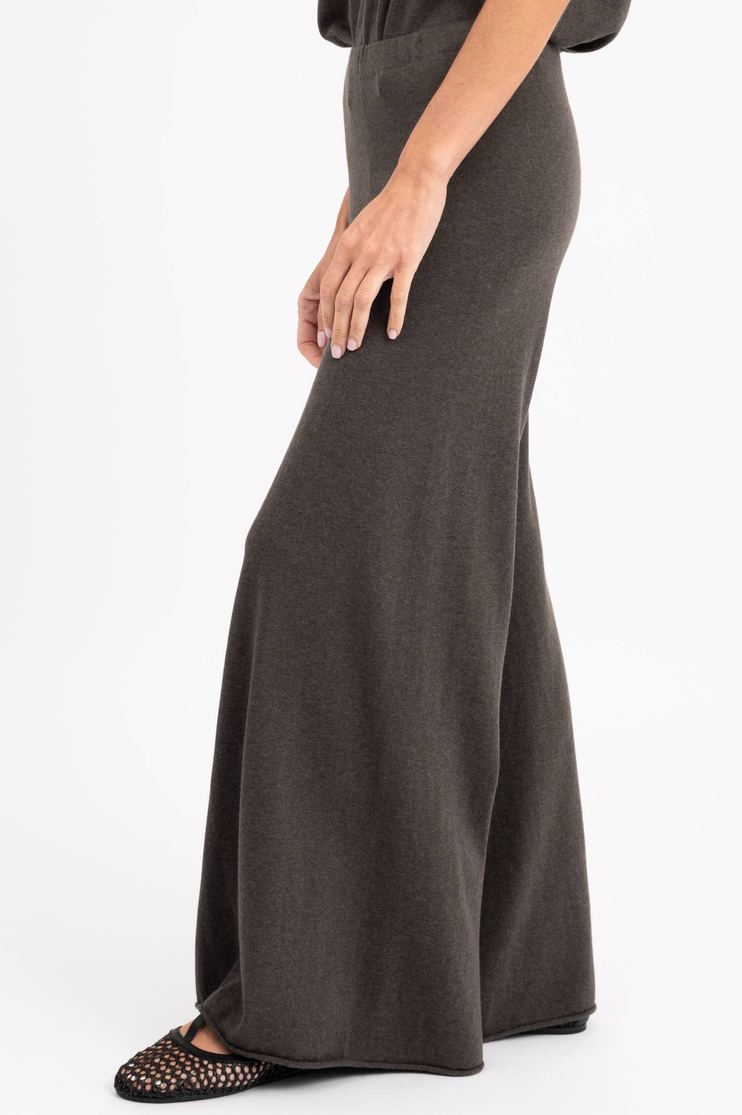 Wide-Leg Schlupfhose AINSLEY in Taupe Wide-Leg Schlupfhose AINSLEY in Taupe