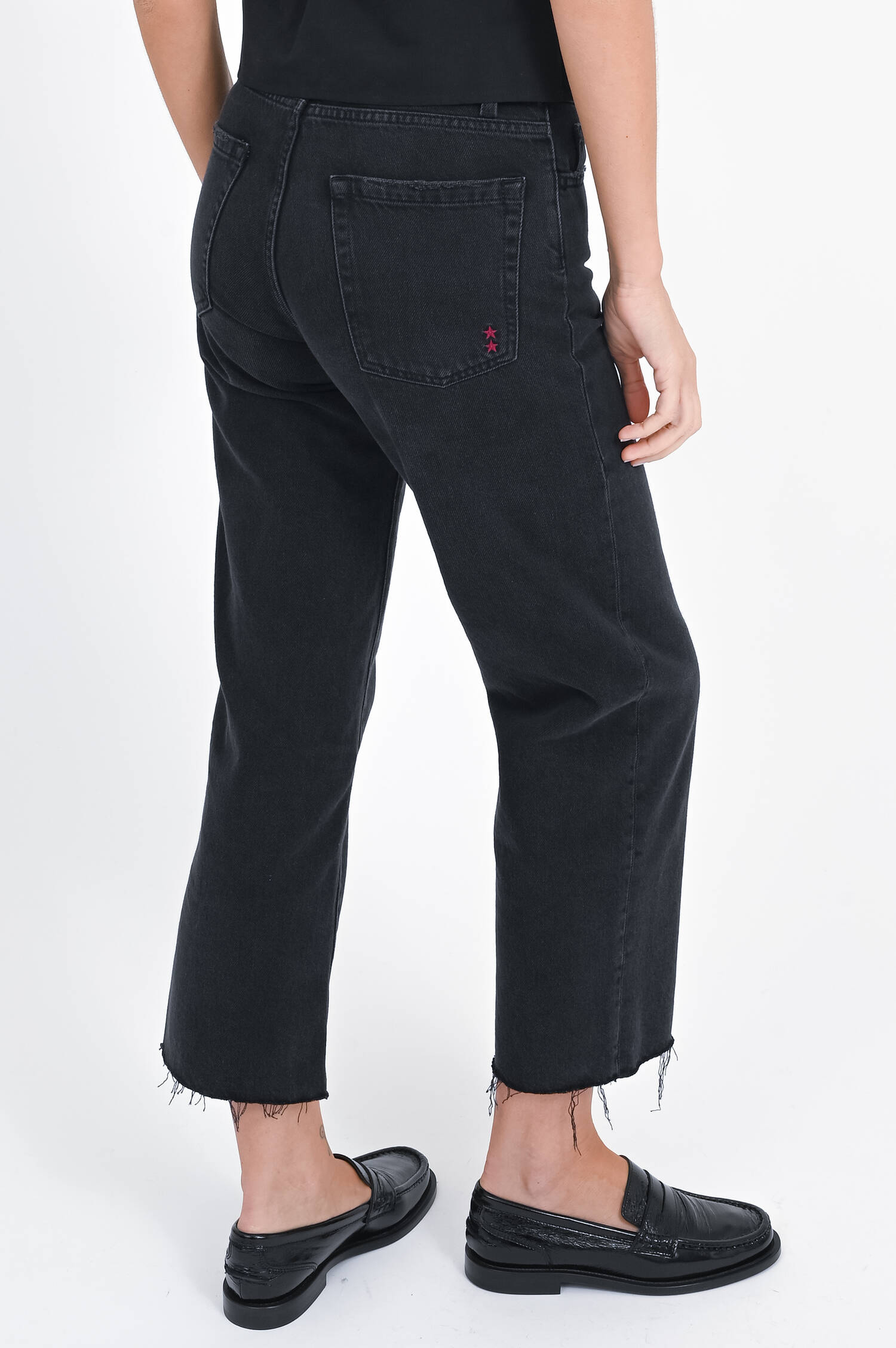 Jeans JILL mit geradem Bein in Graphite Black