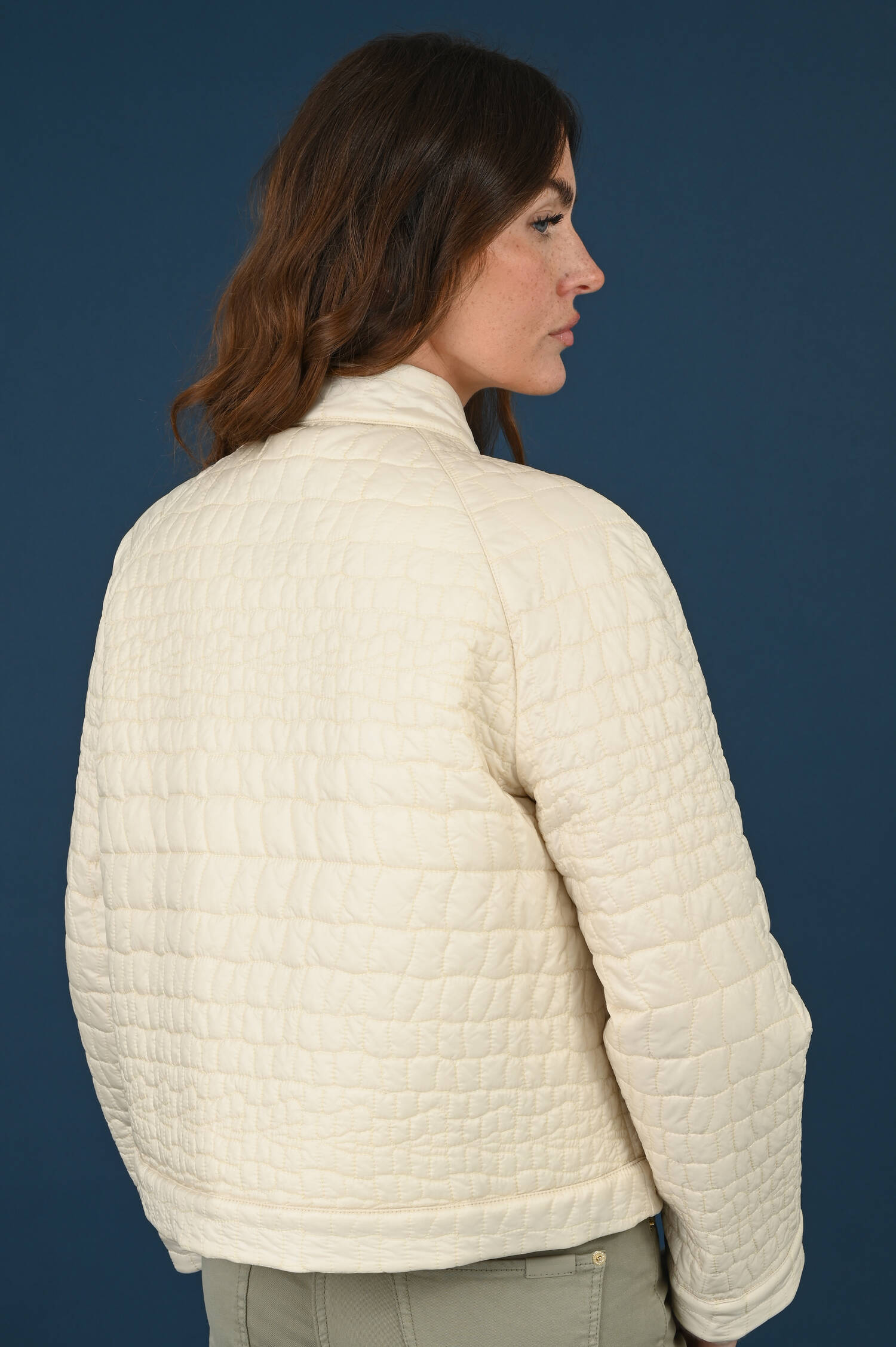 Daunensteppjacke AUBRIETA in Natur