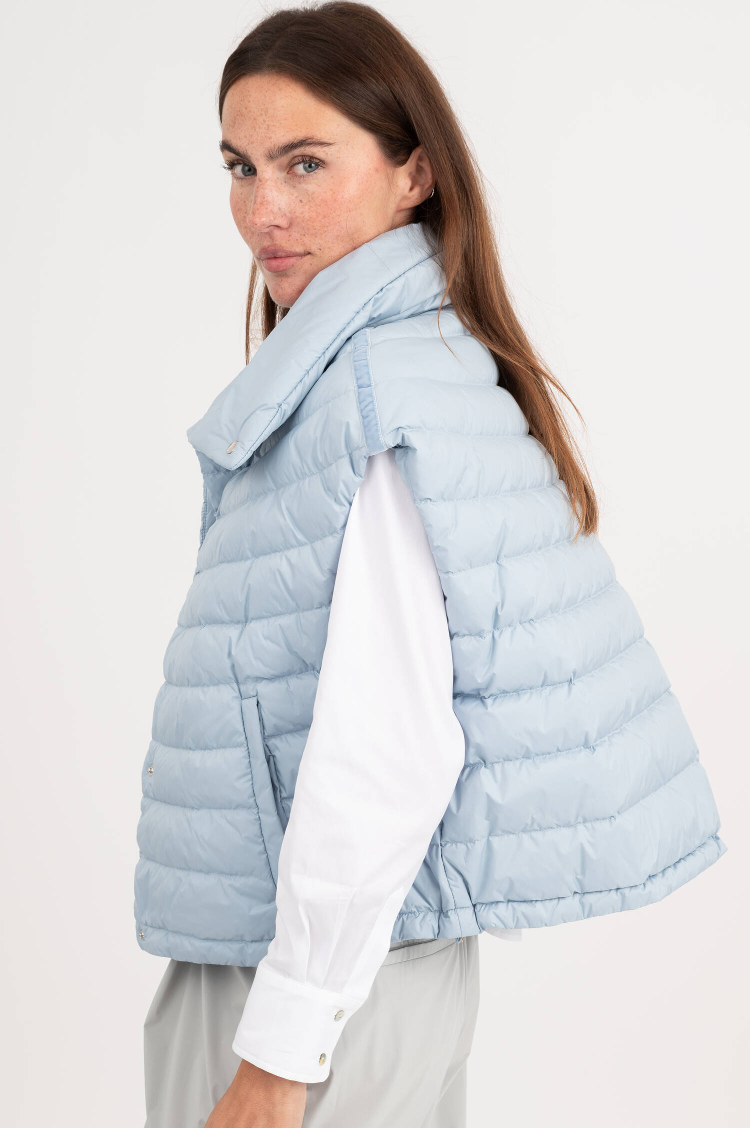 Daunengilet in Hellblau Daunengilet in Hellblau