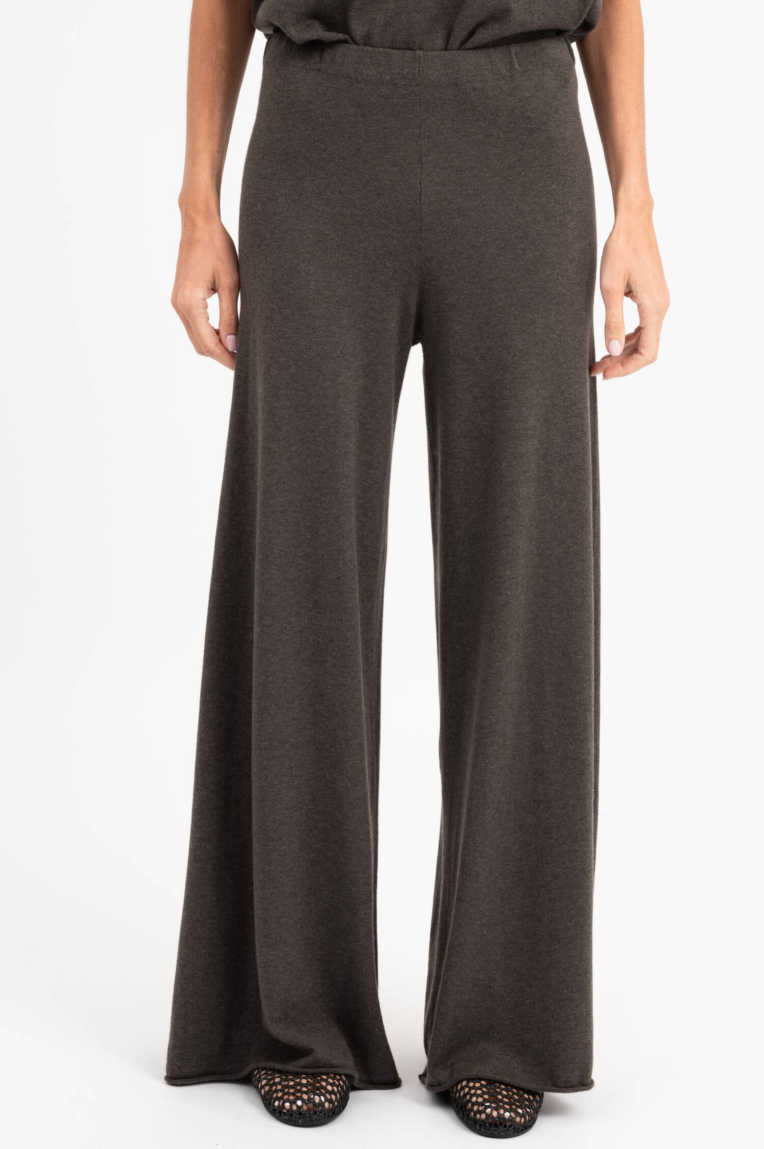 Wide-Leg Schlupfhose AINSLEY in Taupe Wide-Leg Schlupfhose AINSLEY in Taupe