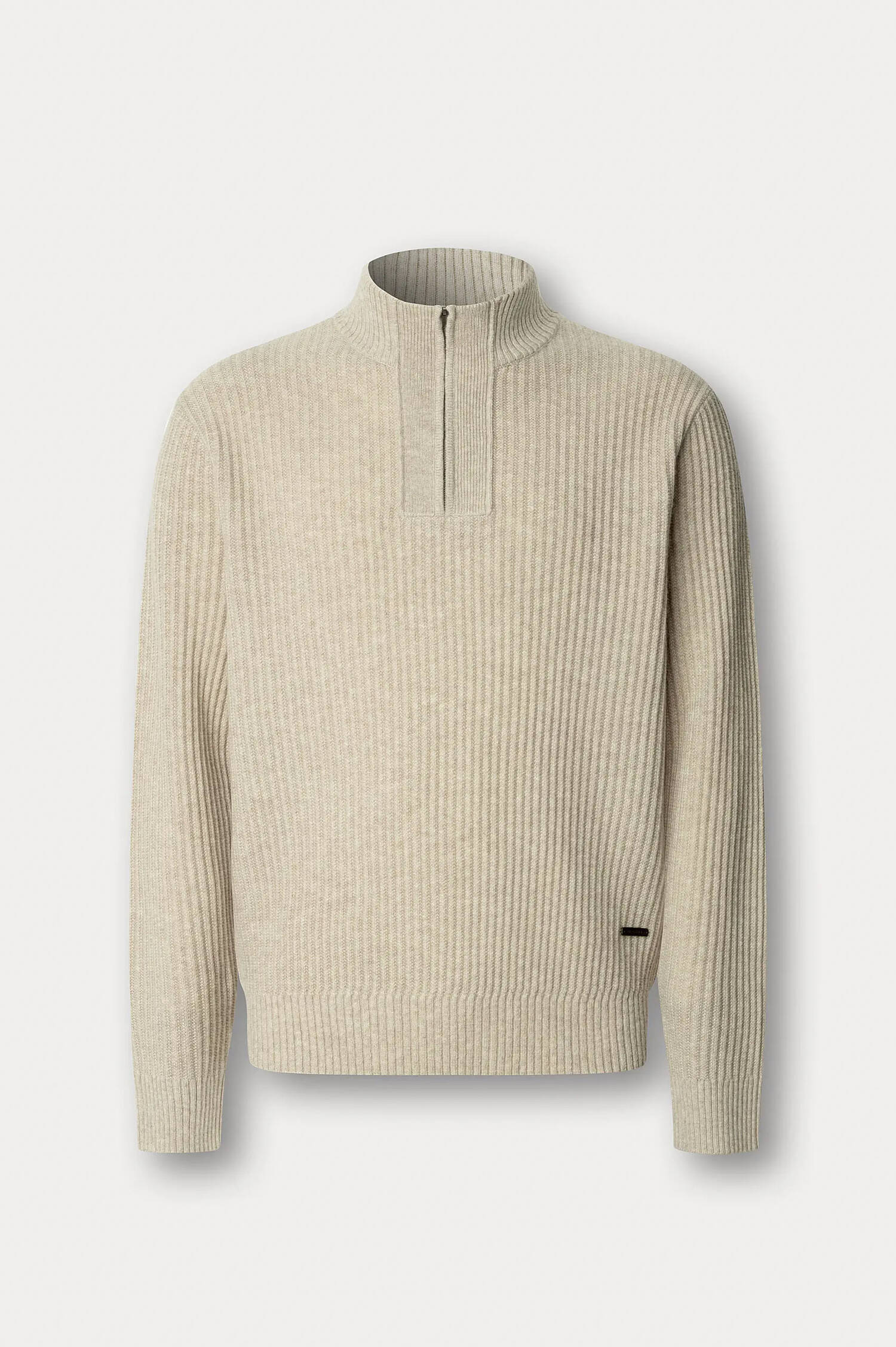 Strickpullover in Beige Strickpullover in Beige