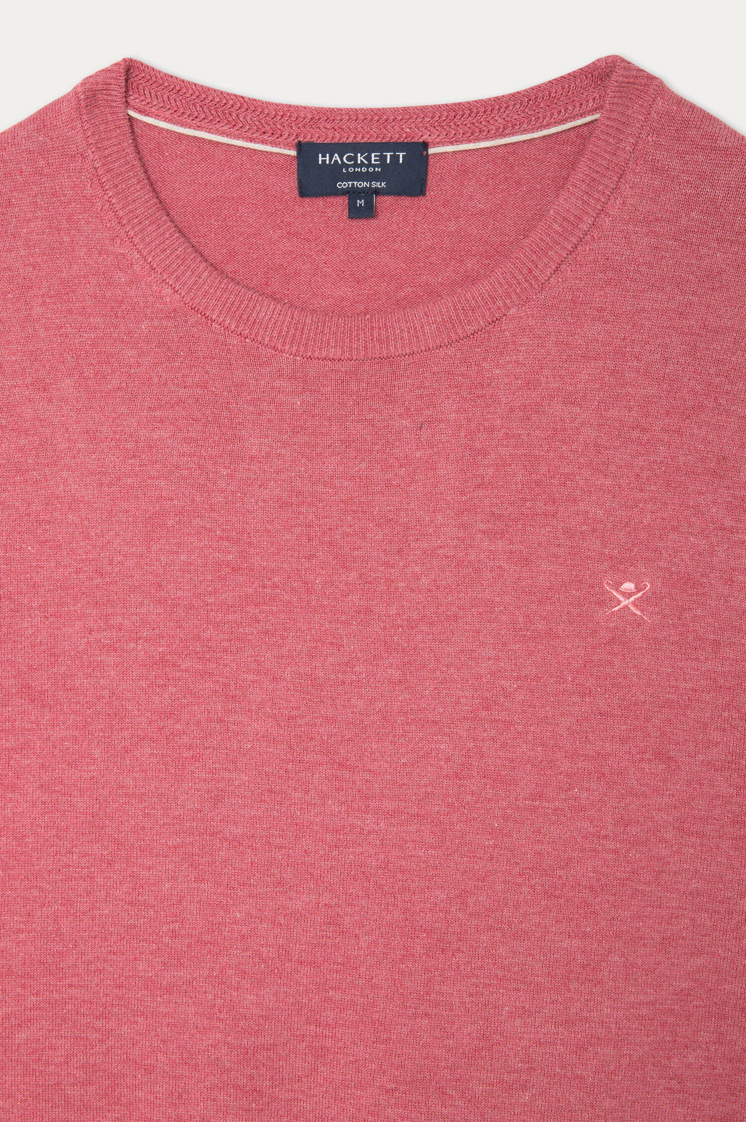 Pullover aus Baumwolle und Kaschmir in Sandrot Pullover aus Baumwolle und Kaschmir in Sandrot