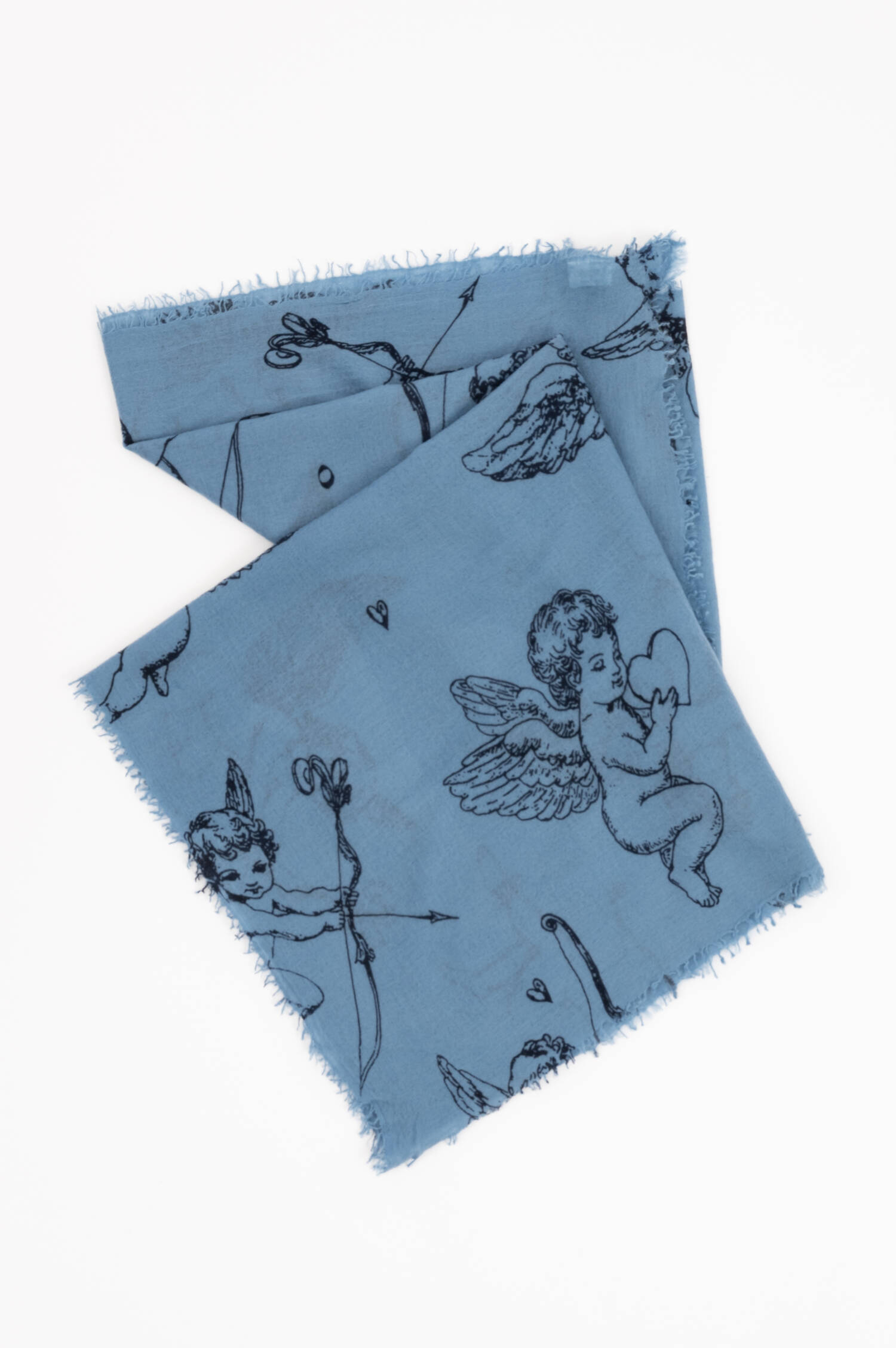 Cashmere Schal in Blau/Schwarz Cashmere Schal in Blau/Schwarz