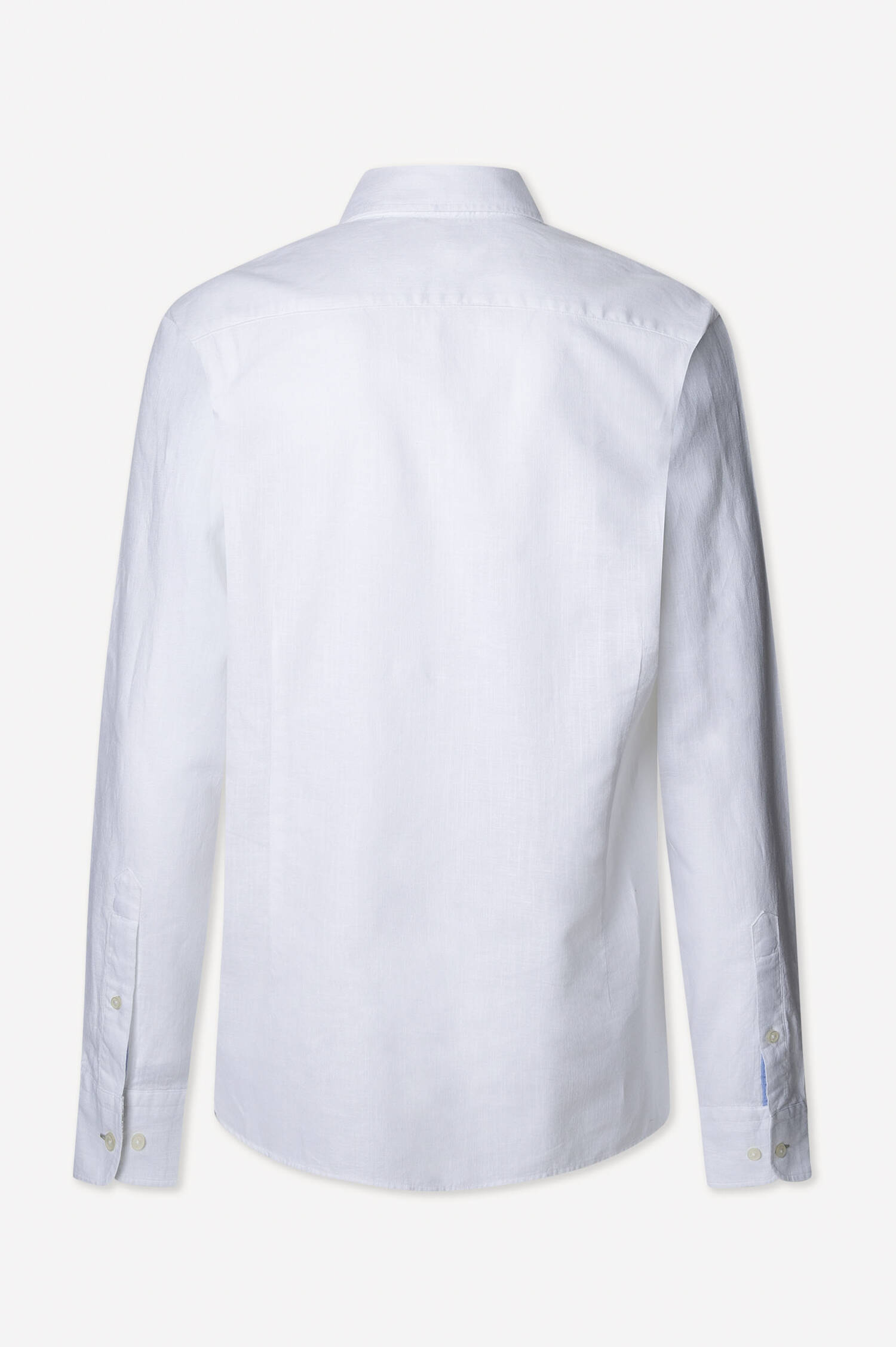 Hemd aus Leinen-Baumwoll-Mix in Weiß Hemd aus Leinen-Baumwoll-Mix in Weiß