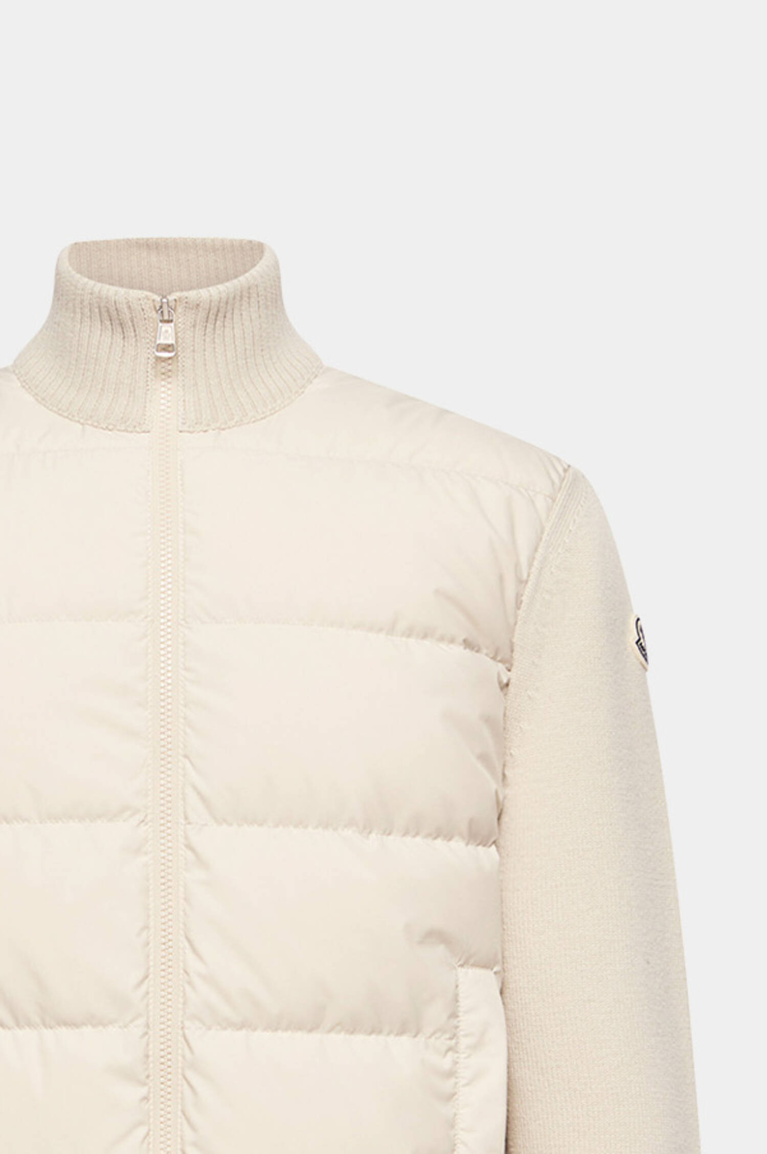 Hybrid Daunen Cardigan in Beige