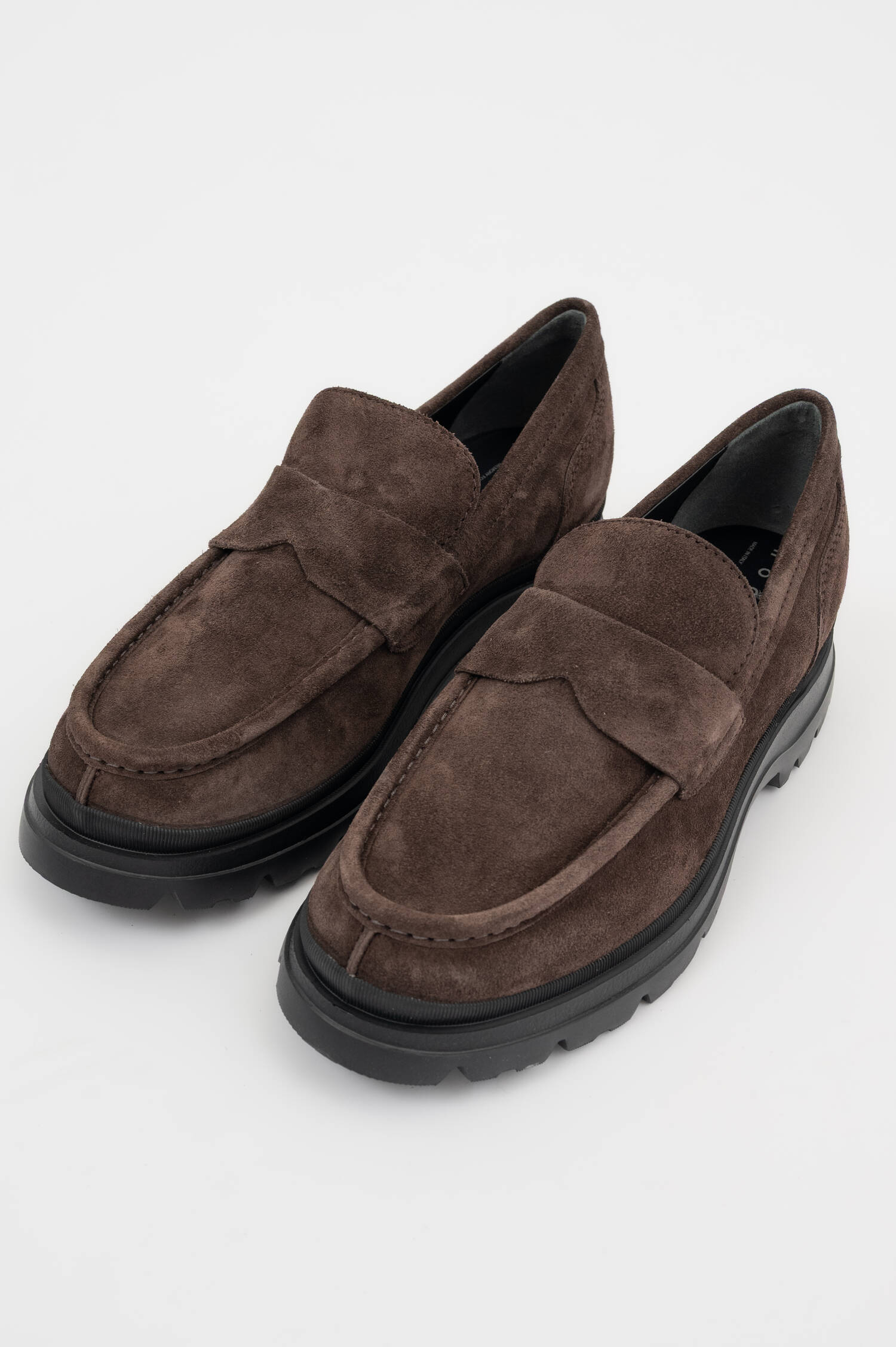 Suede Loafer Mokassin in Braun