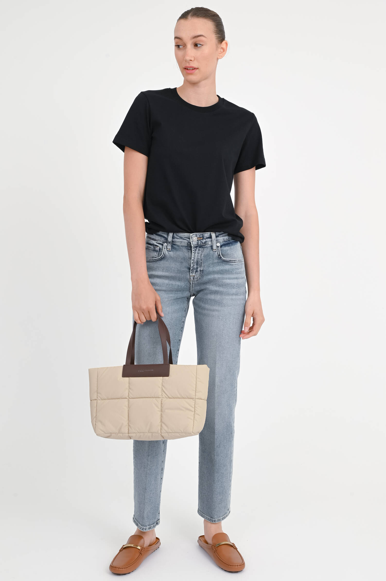 Straight Jeans CALIE in Vintage Blau