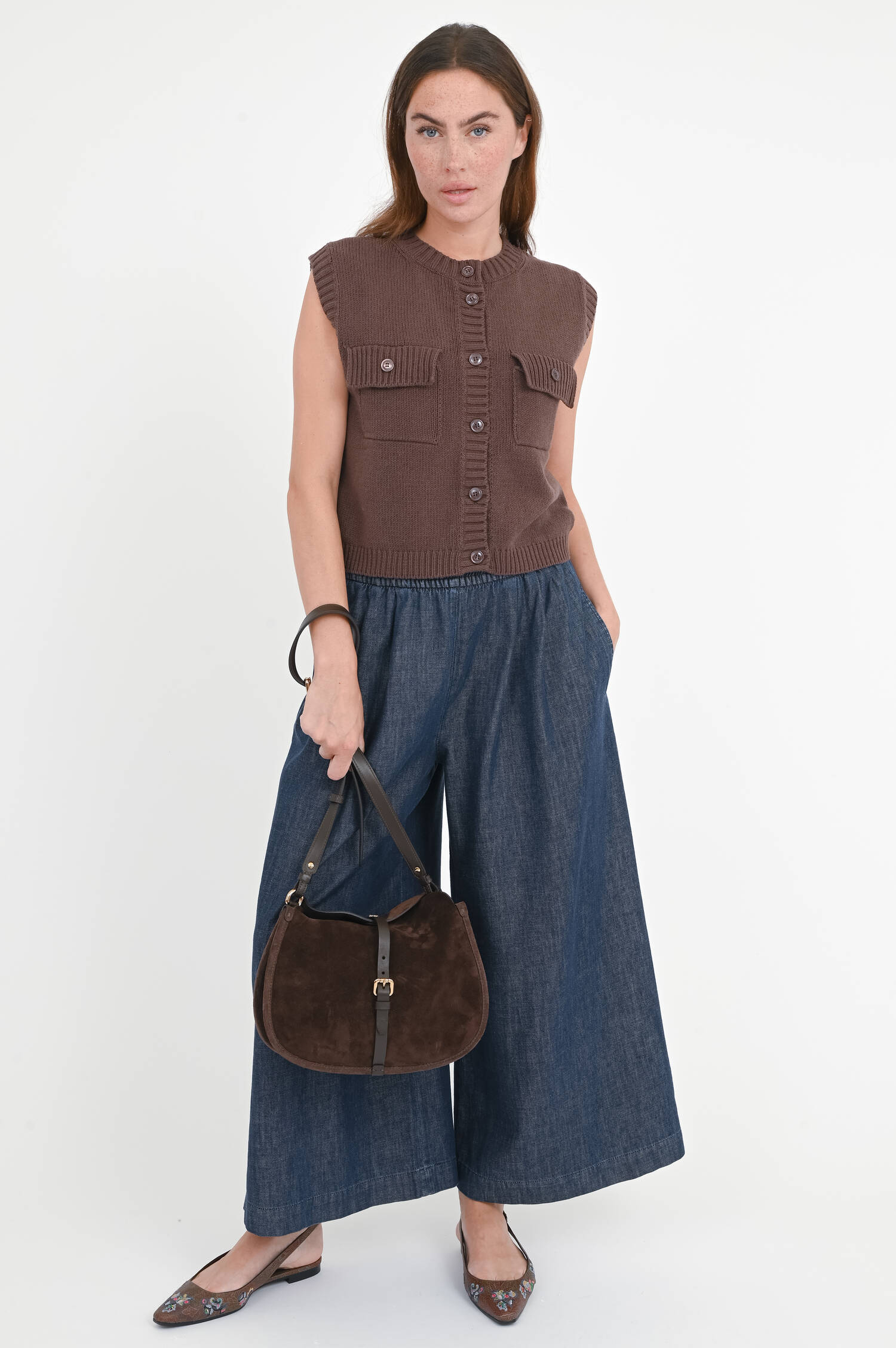 Weste/Pullunder CAPRARA in Chocolate Weste/Pullunder CAPRARA in Chocolate