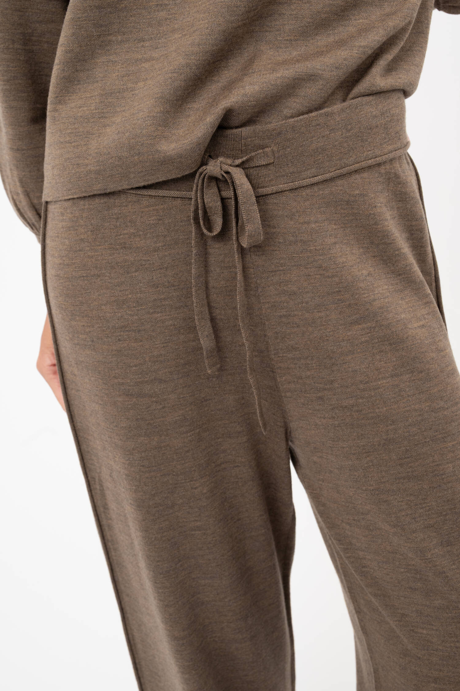 Woll-Mix-Schlupfhose in Braun meliert Woll-Mix-Schlupfhose in Braun meliert