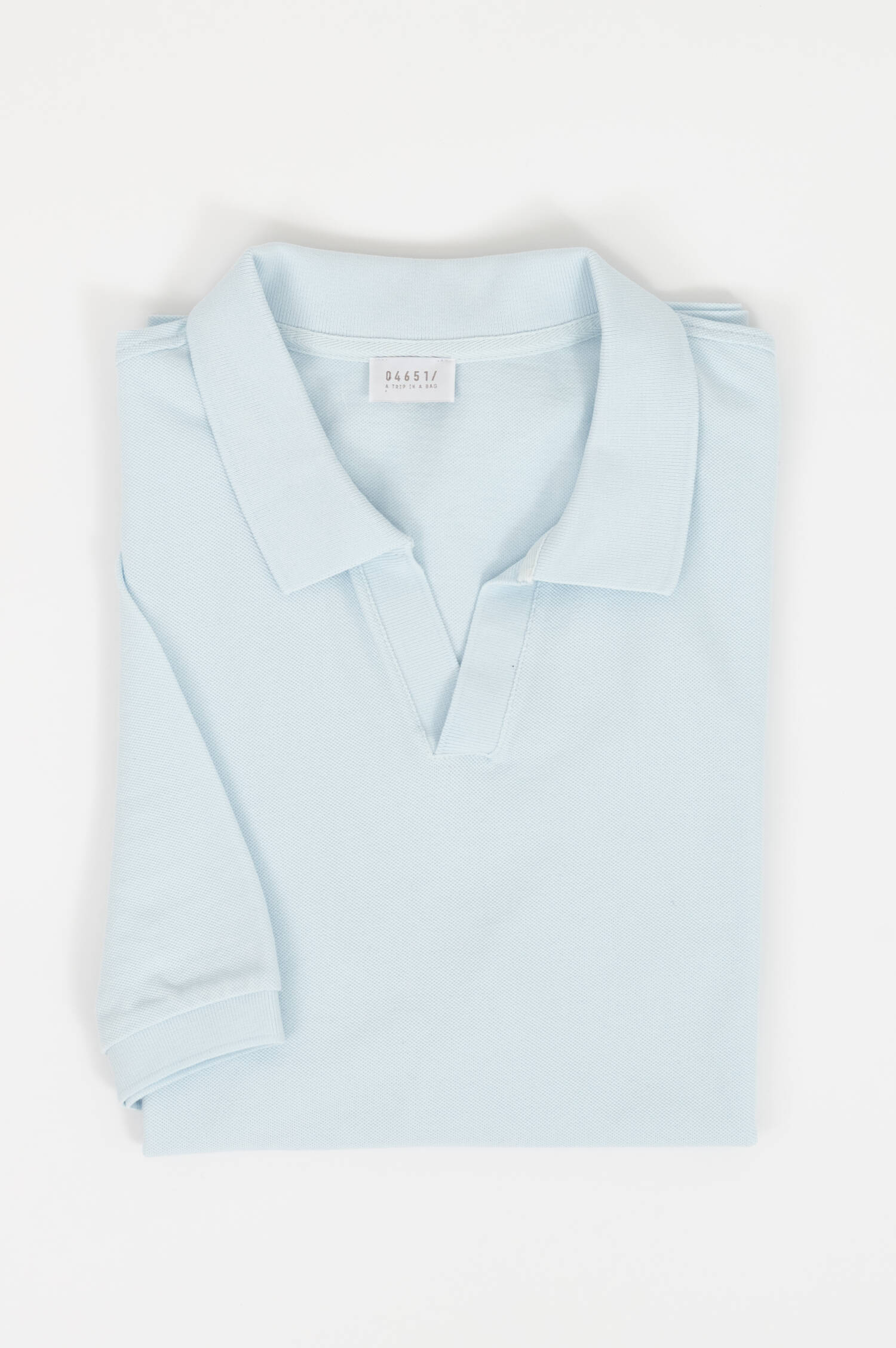 Poloshirt PIQUE JOHNNY in Hellblau
