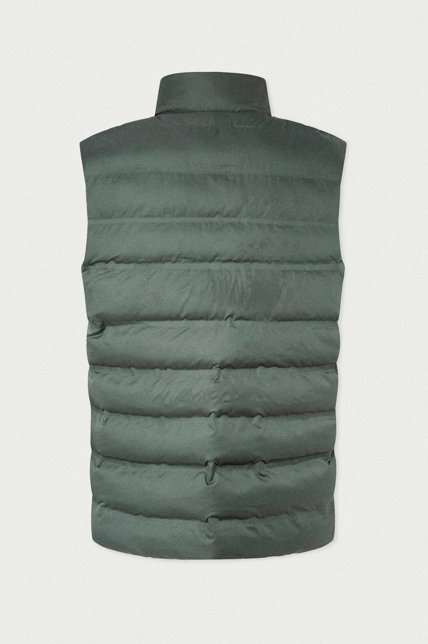 Gestepptes Gilet in Dunkelgrün