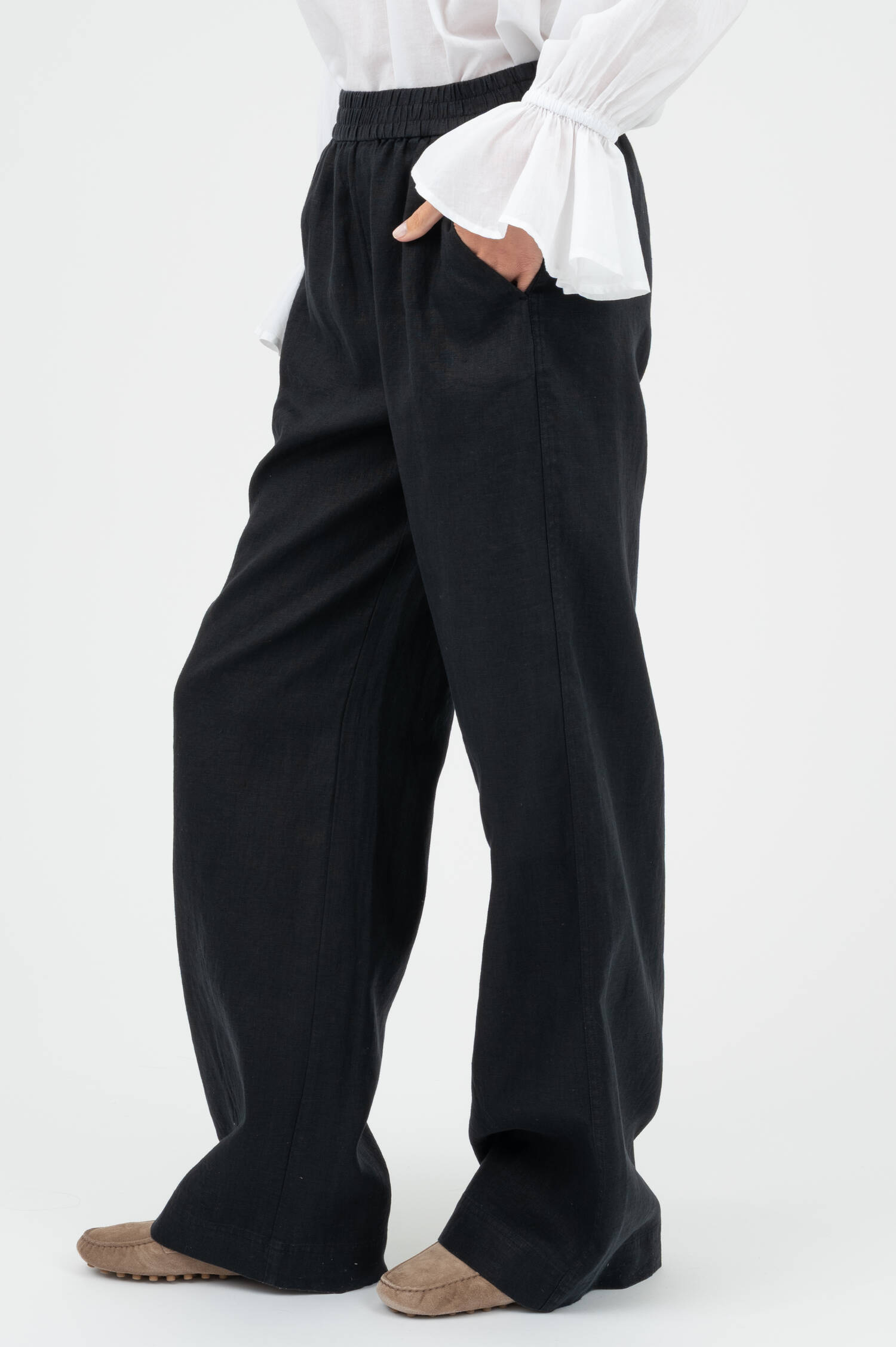 Leinenhose WINONA in Navy