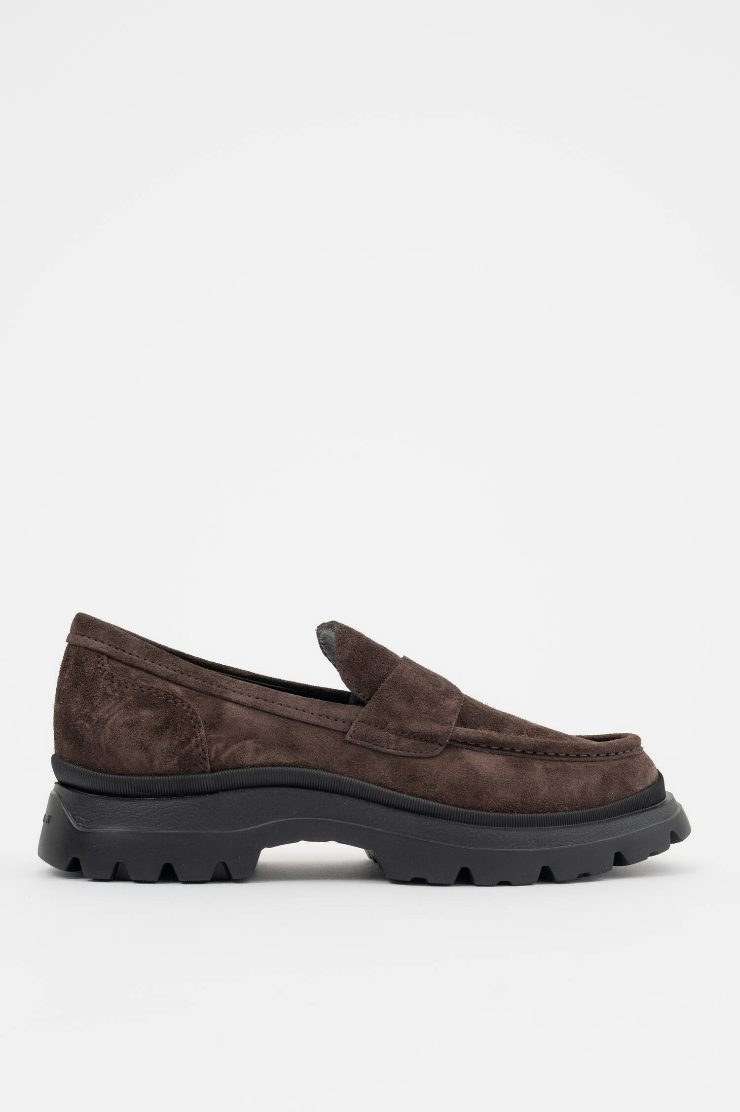 Suede Loafer Mokassin in Braun