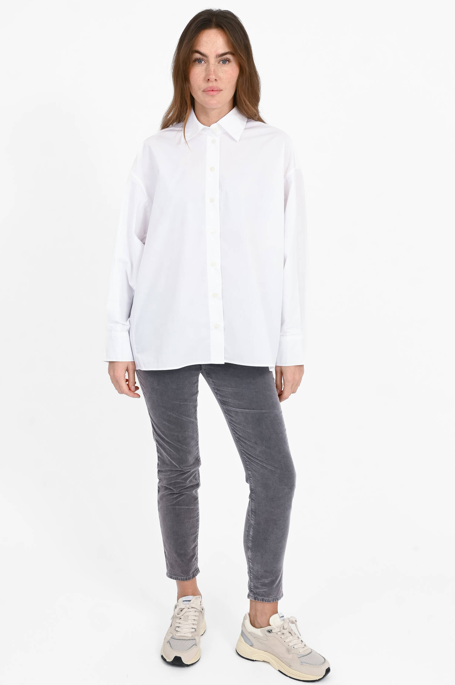 Oversized Bluse in White Oversized Bluse in White