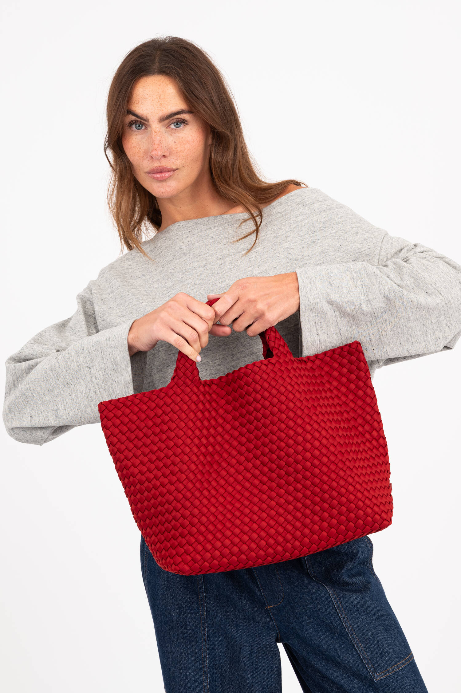 Shopper ST.BARTH MEDIUM in Burgundy