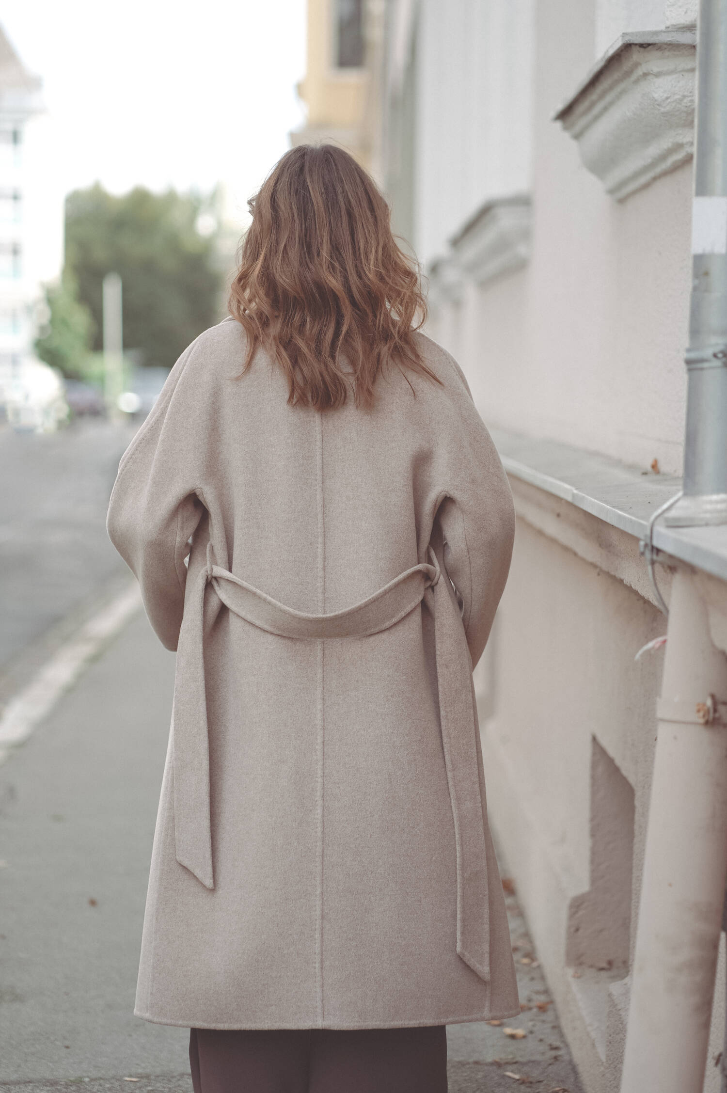 Woll-Cashmere-Mantel in Cappuccino Woll-Cashmere-Mantel in Cappuccino