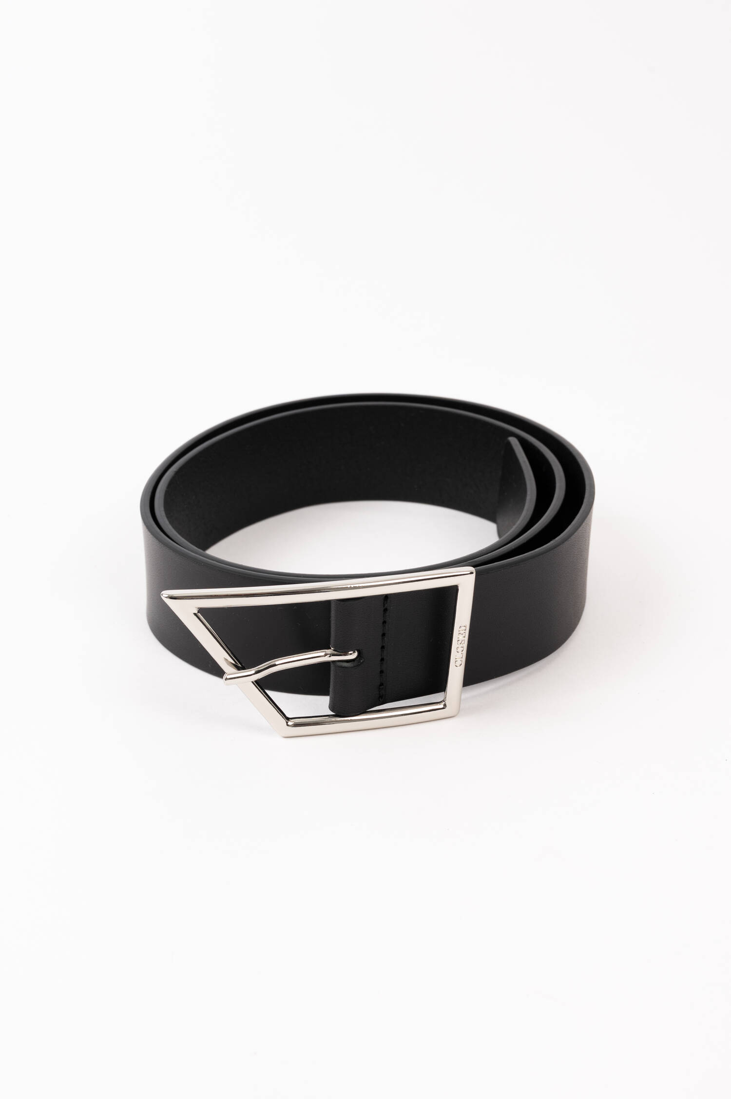 Ledergürtel in Schwarz