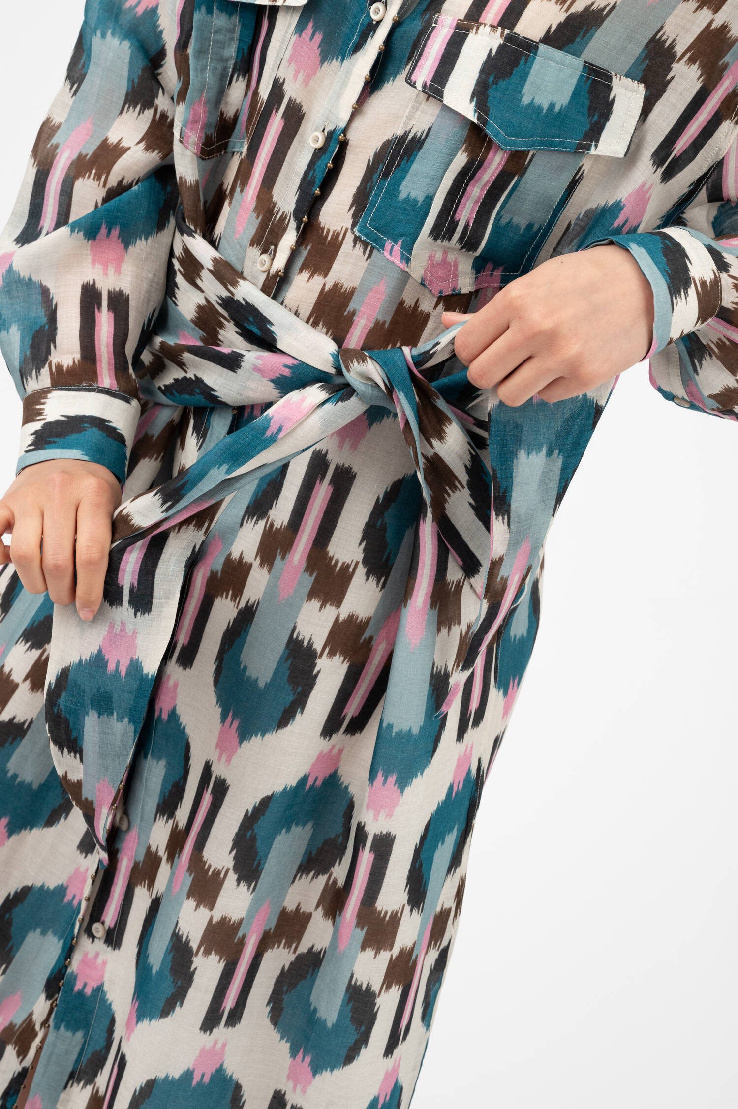 Kleid mit Print in Multicolor Kleid mit Print in Multicolor
