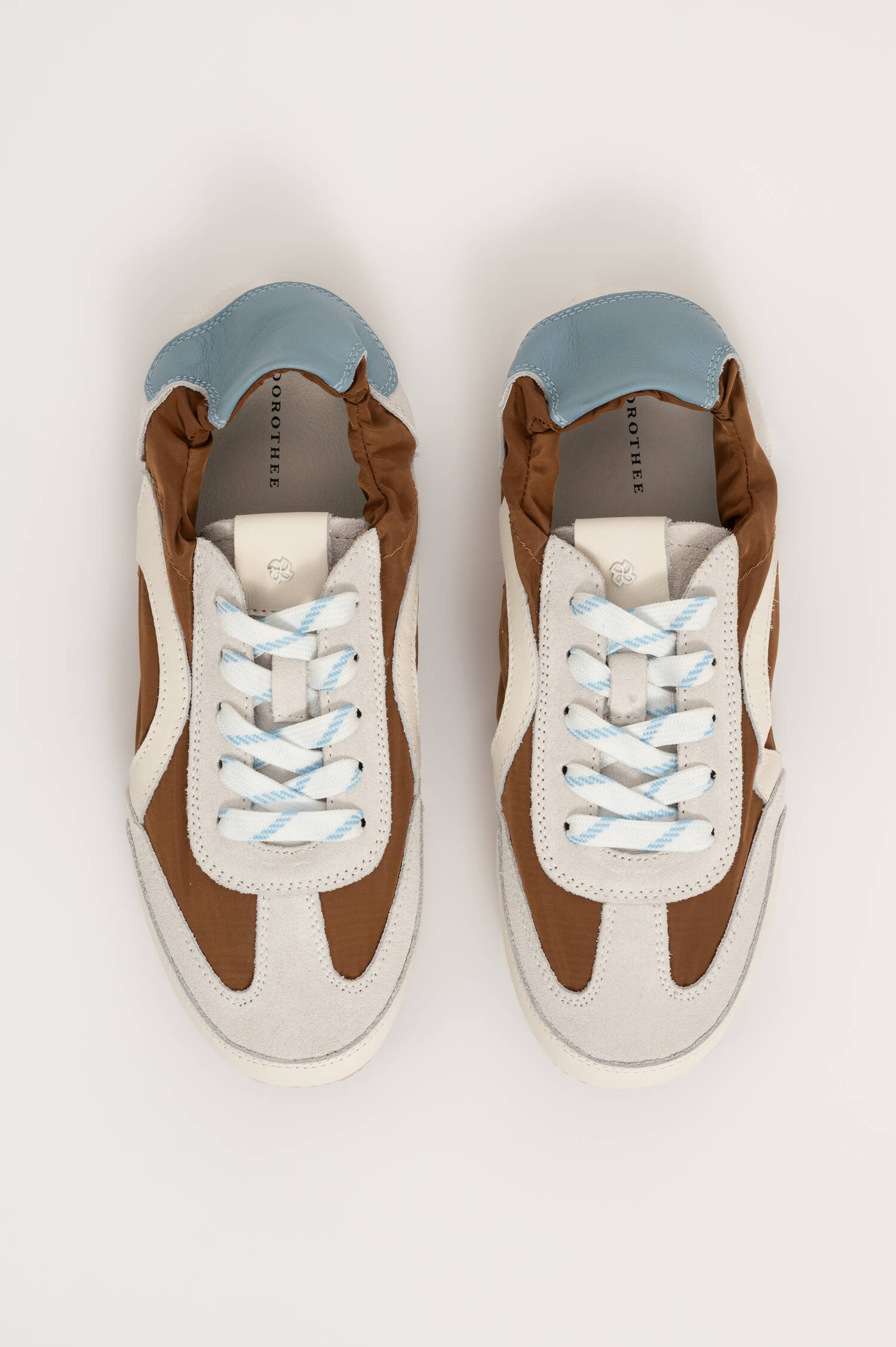 Sneaker SPORTY SOFTNESS in Braun/Blau/Weiß