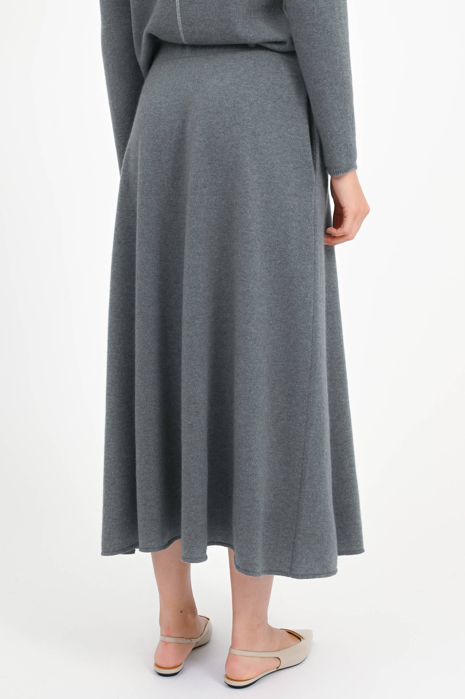 Rock aus Cashmere in Boston Grey