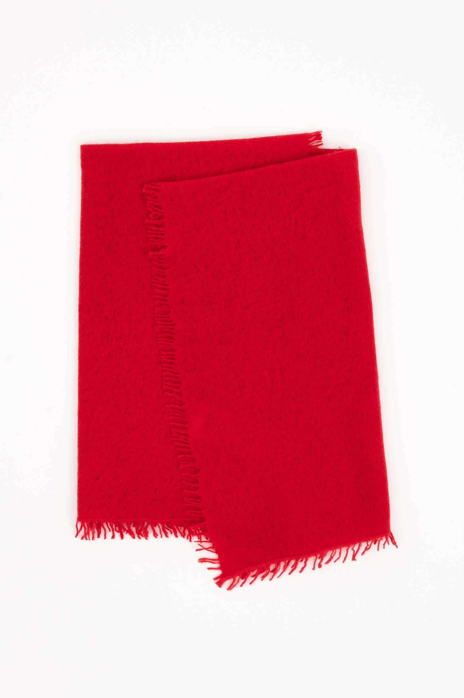 Doppelfädiger Cashmere Schal in Rot Doppelfädiger Cashmere Schal in Rot