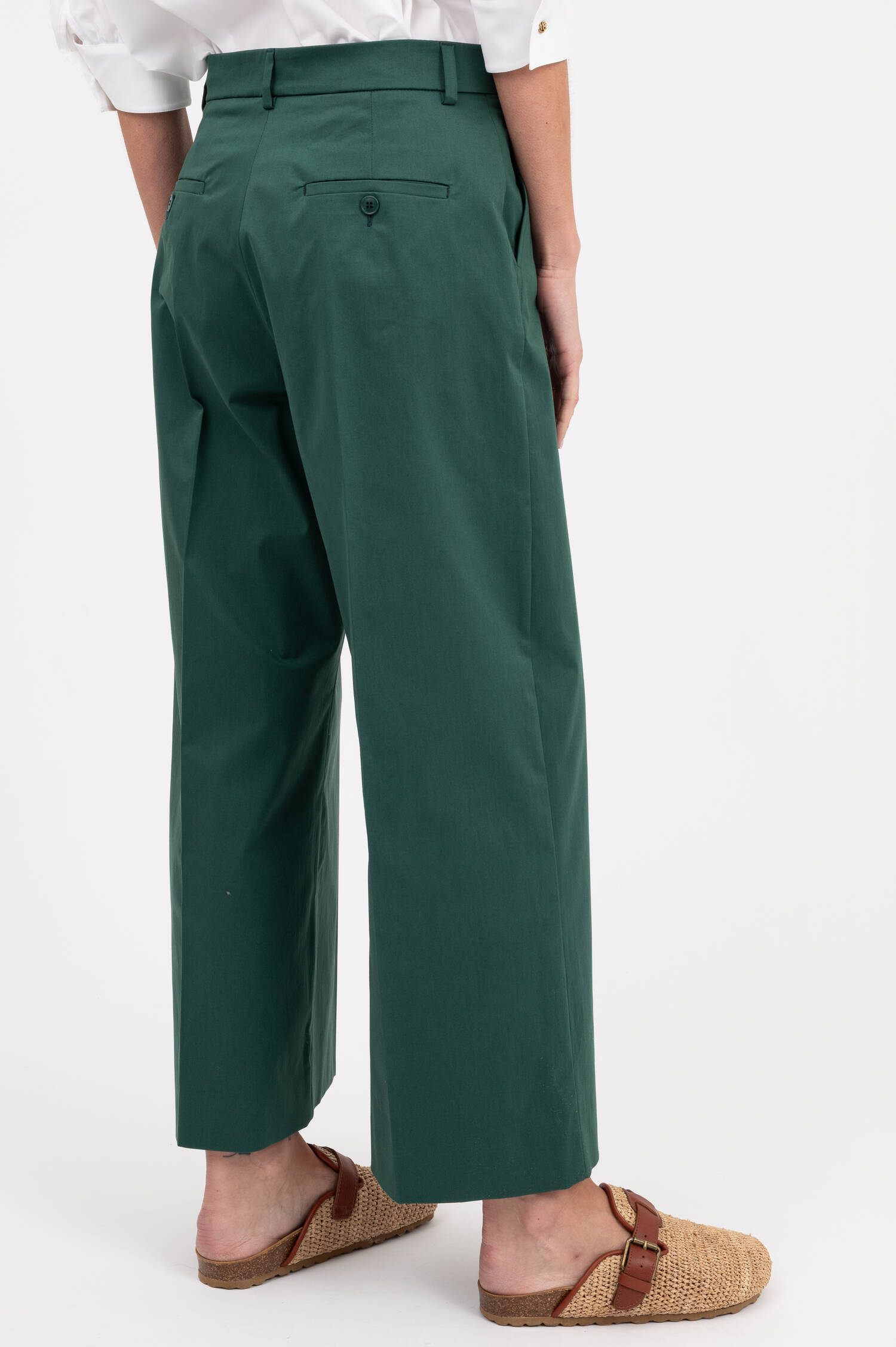 Culotte Hose URIAL in Smaragdgrün Culotte Hose URIAL in Smaragdgrün
