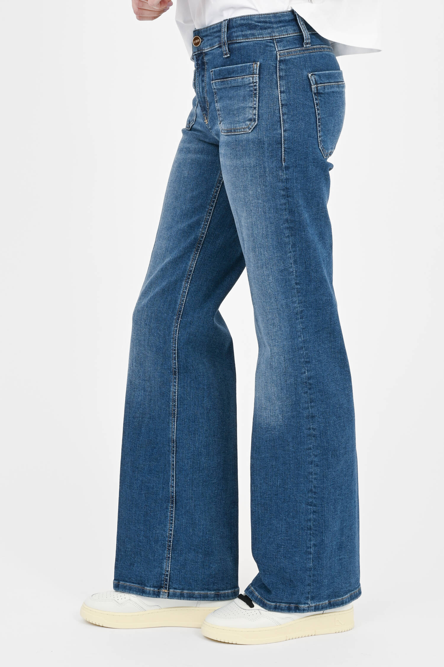 Jeans TESS POCKET in Used Blue