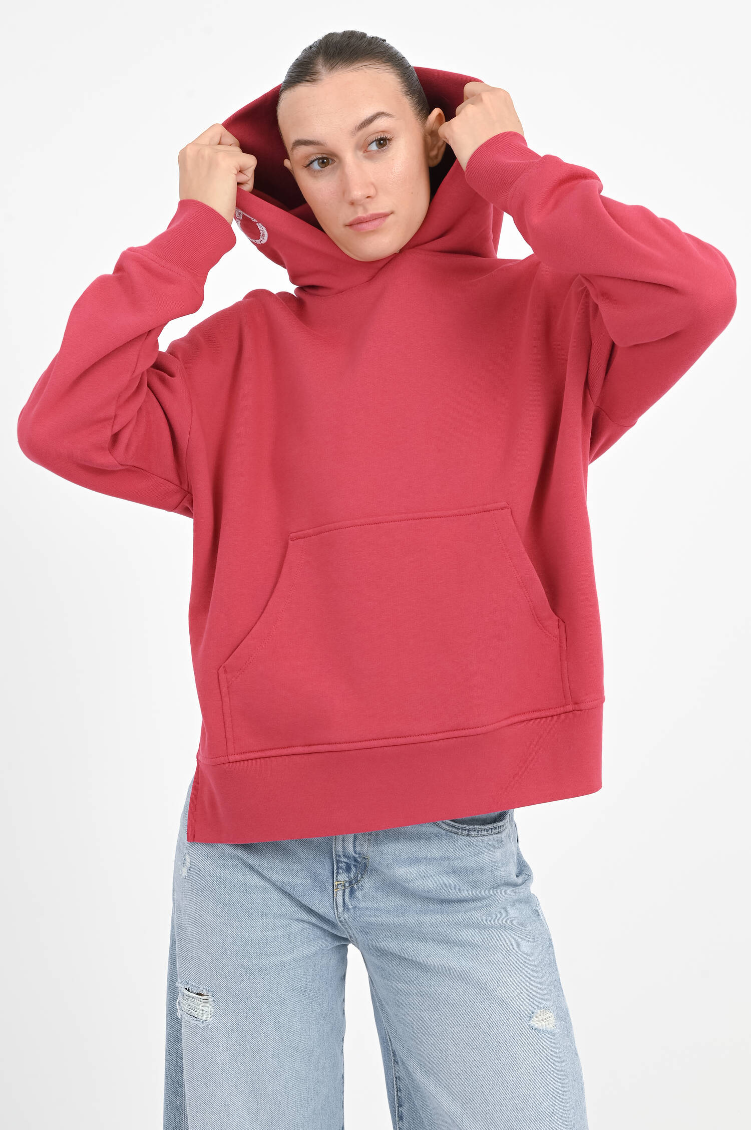 Hoodie in Cherry Red Hoodie in Cherry Red