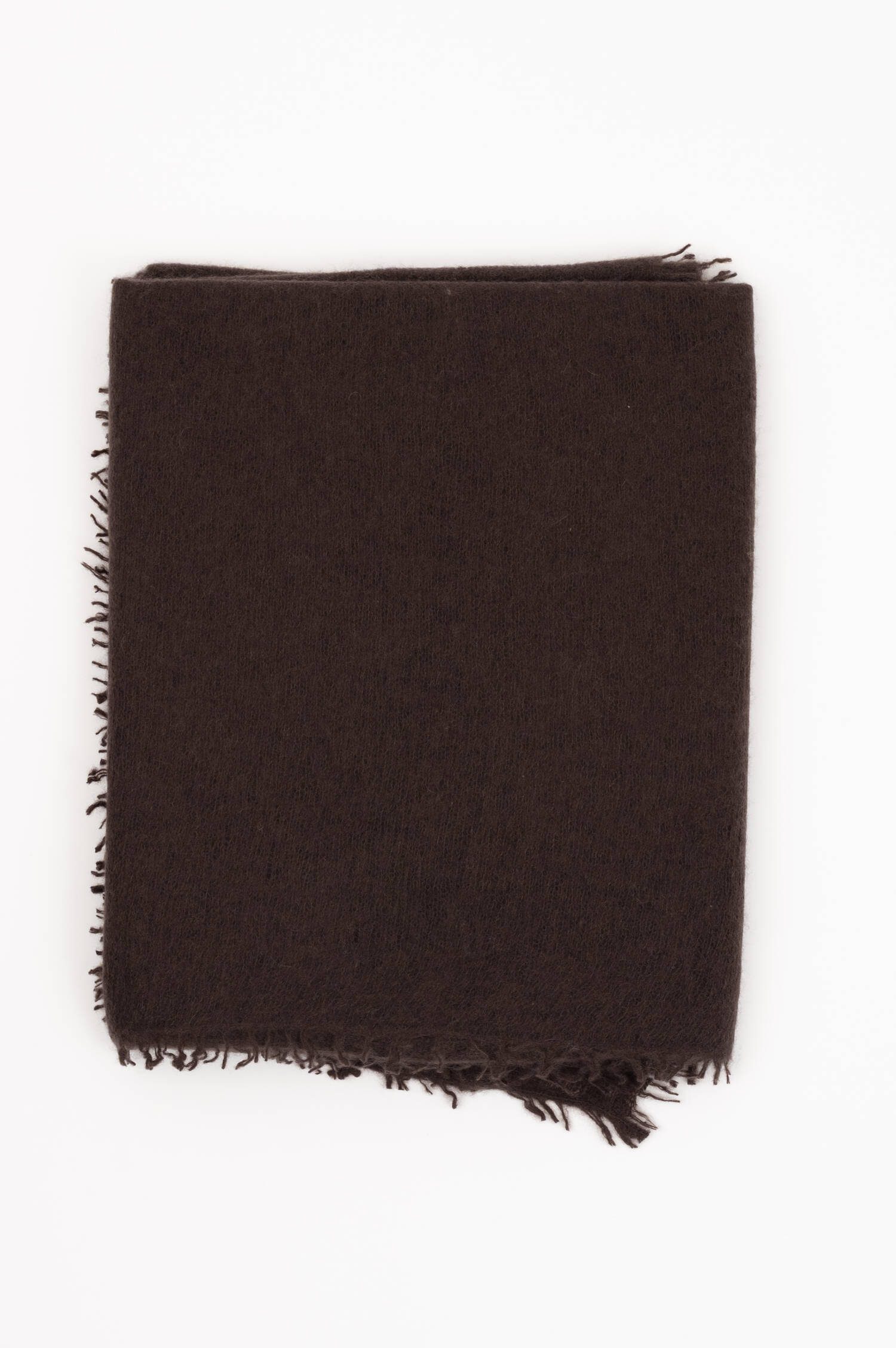 Cashmere Schal in Dunkelbraun